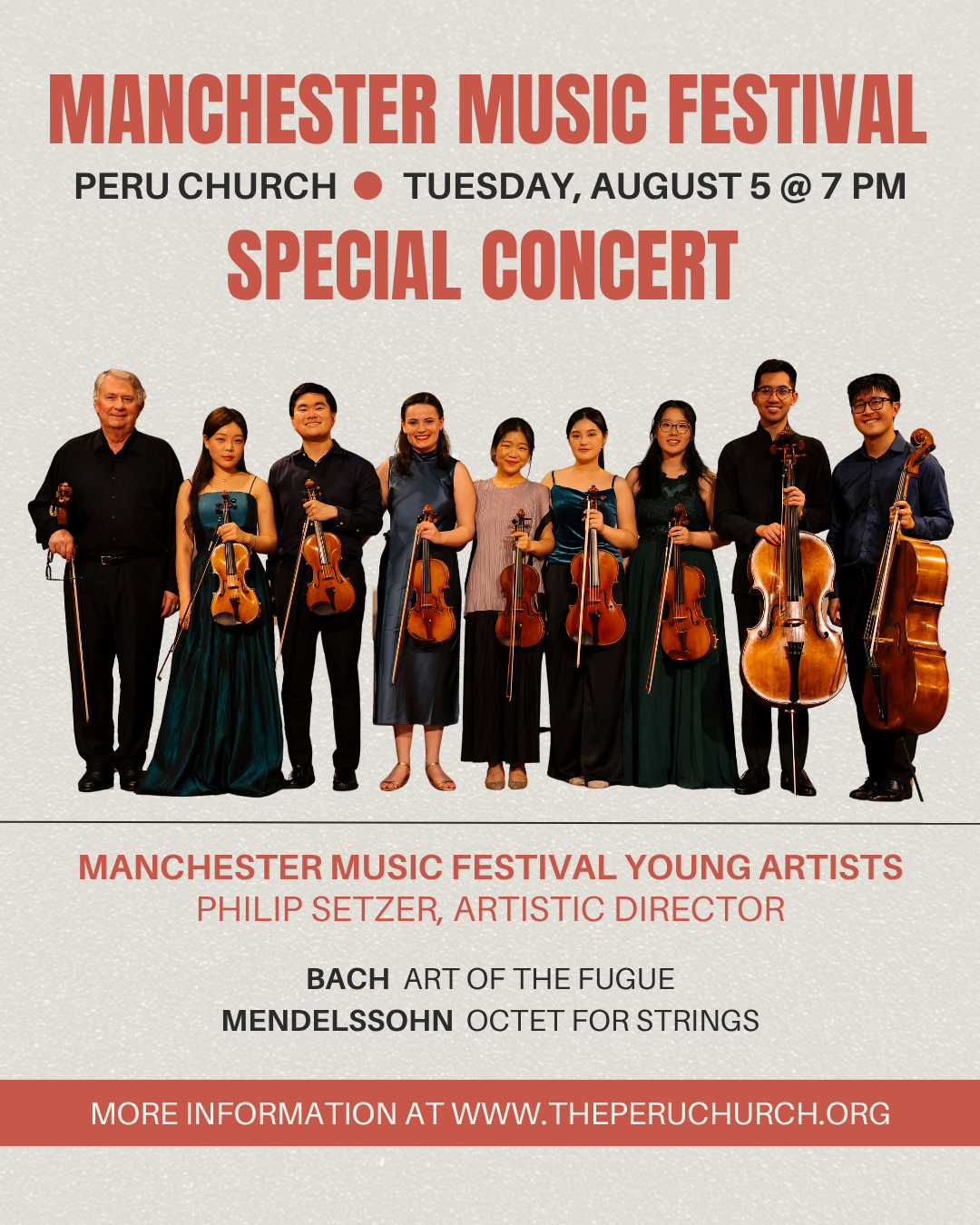 Manchester Music Festival at the Peru Church Church
