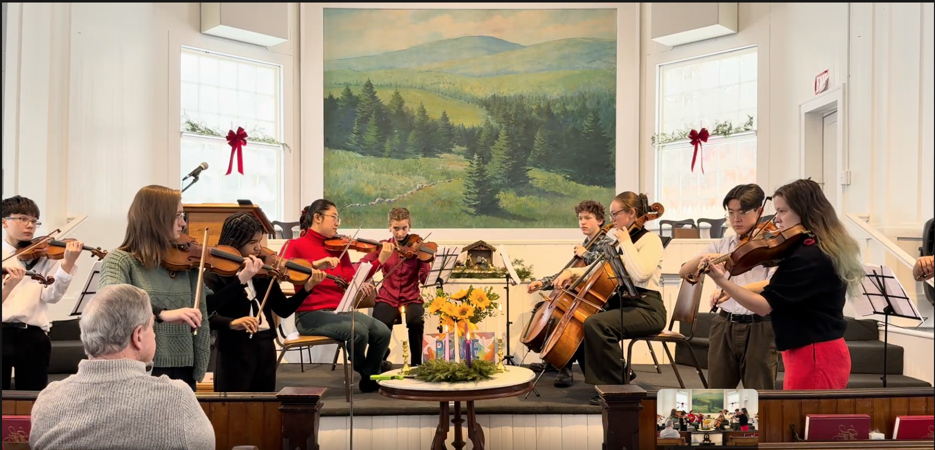 Last Sunday at the Peru Church: Kinhaven Music School