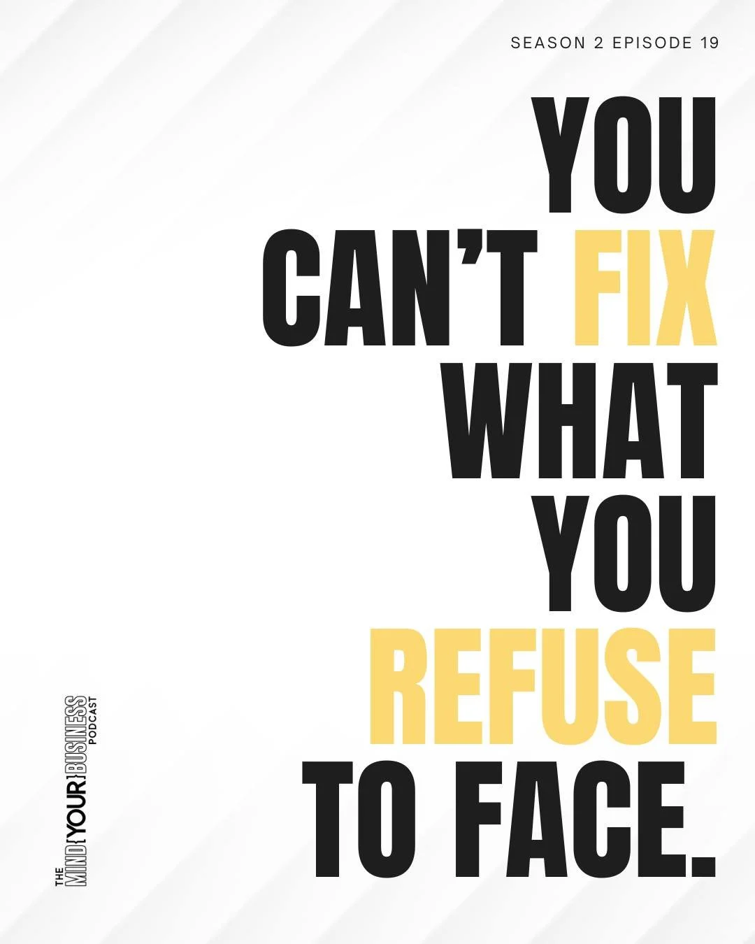 Ignoring problems doesn&rsquo;t make them go away. It lets them grow. If you're going to fix it, you have to face it. Leaders don't look for where to assign blame, they look for solutions.