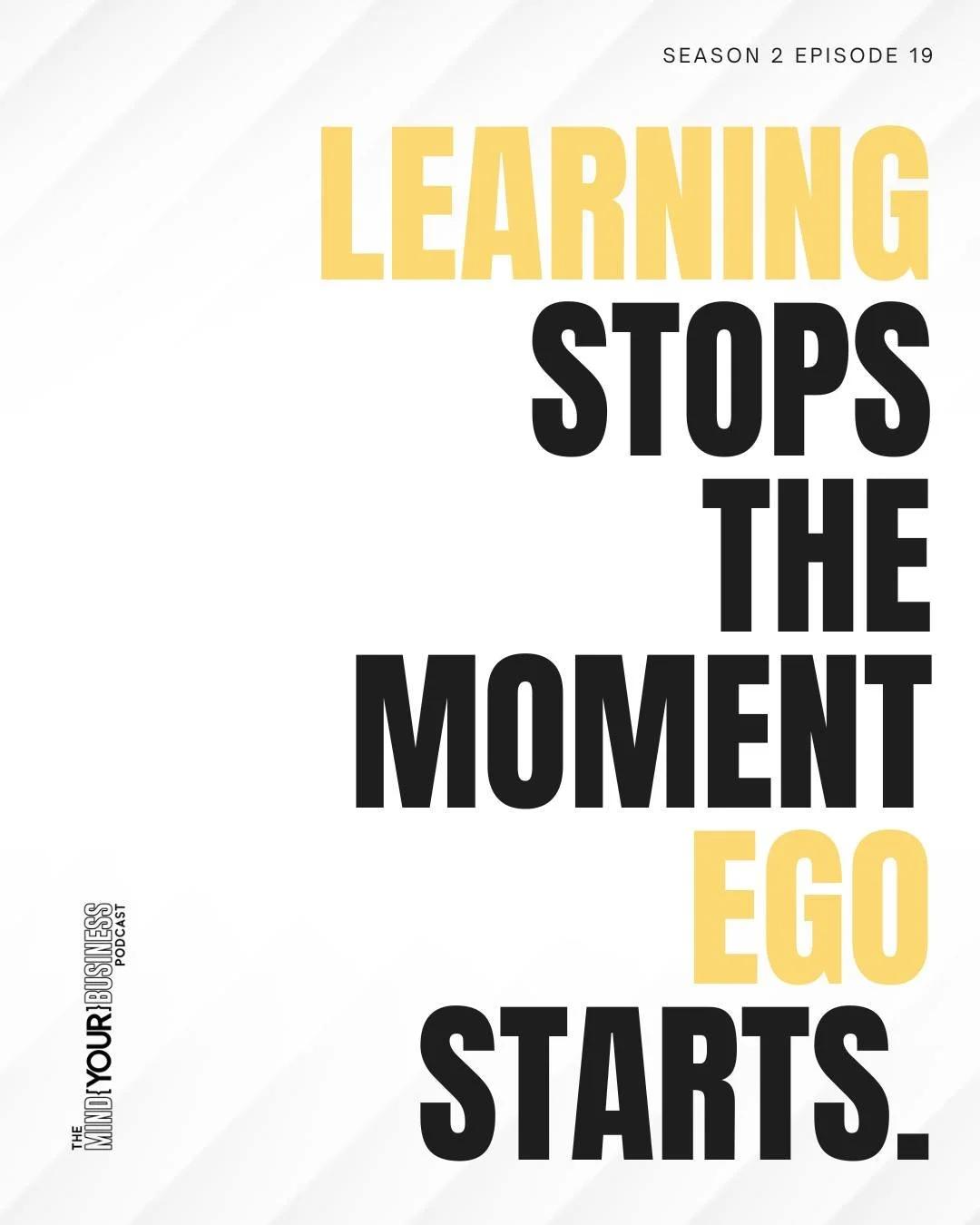 Pride goes before the fall. When ego drives decisions, feedback is ignored and growth stalls. True leadership comes from humility and curiosity. Are you listening more than you&rsquo;re defending?