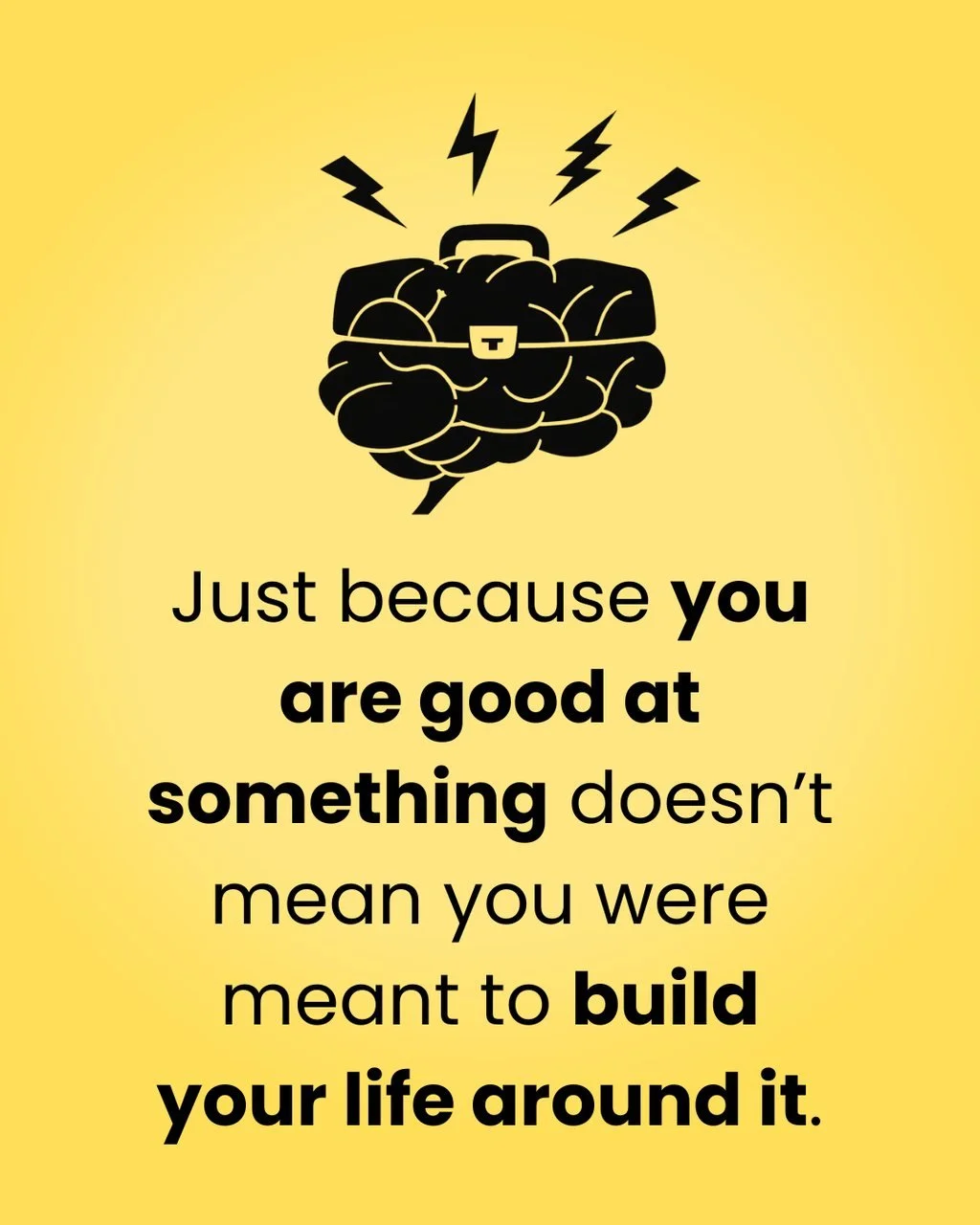 Competence creates opportunity. But competence alone doesn&rsquo;t create fulfillment. Don't build a house that you don't want to live in. Build wisely.

#CareerAlignment #PersonalGrowth #MindsetMatters #ProfessionalGrowth #MindYourBusiness