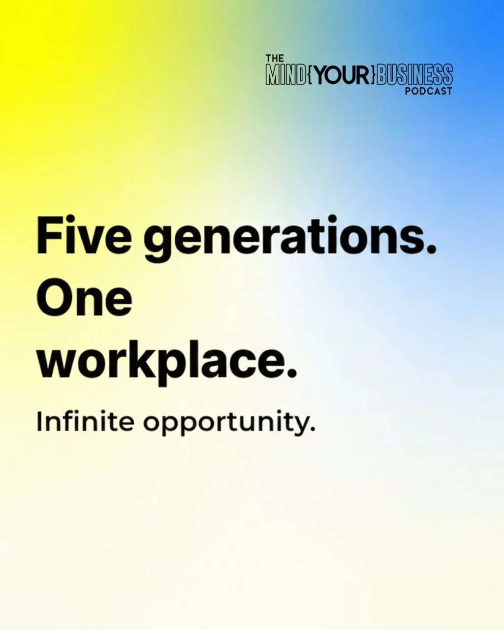 For the first time in history, we have five different generations in the same workplace. While some see this as an annoyance, the smartest leaders see it as a strategic advantage. Stop looking at birth years and start looking at the potential for inn
