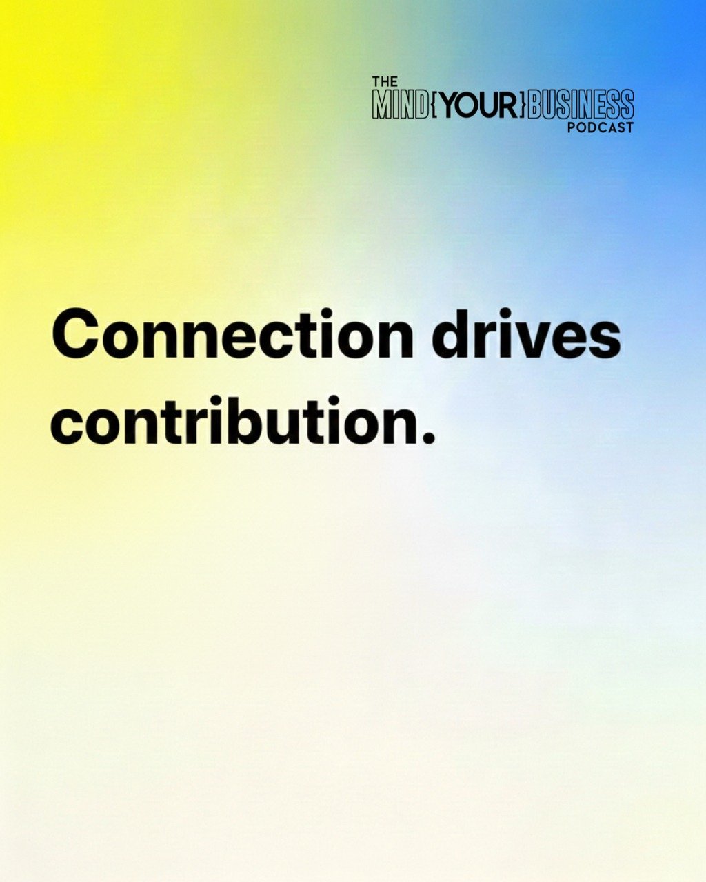 People don&rsquo;t give their best just for a paycheck; they give it for people they feel connected to. Real connection is built on story, not just strategy. Invest in connection for more contribution.

#EmployeeEngagement #WorkplaceWellness #HumanCe