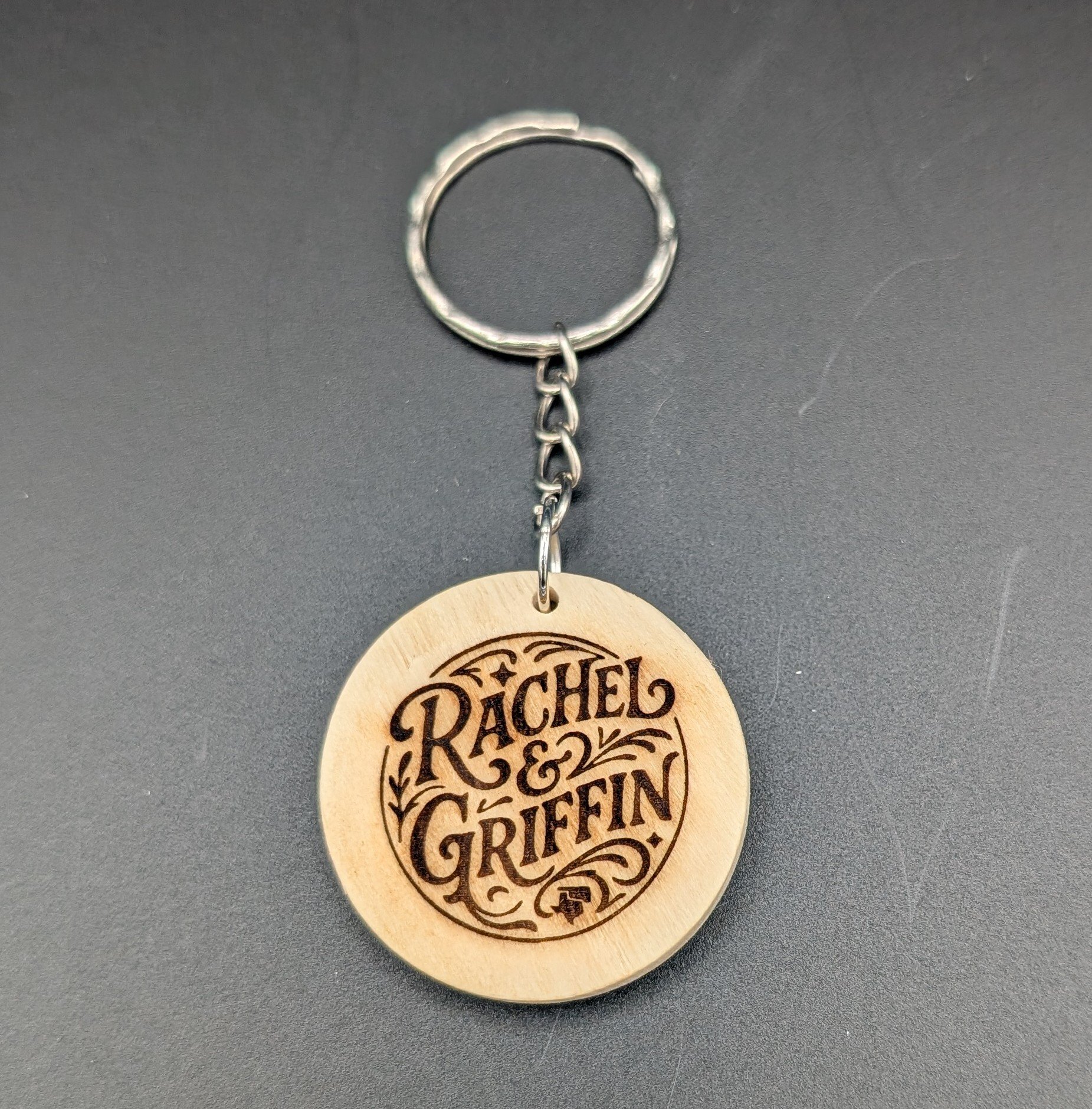 R&G Wooden Keychain