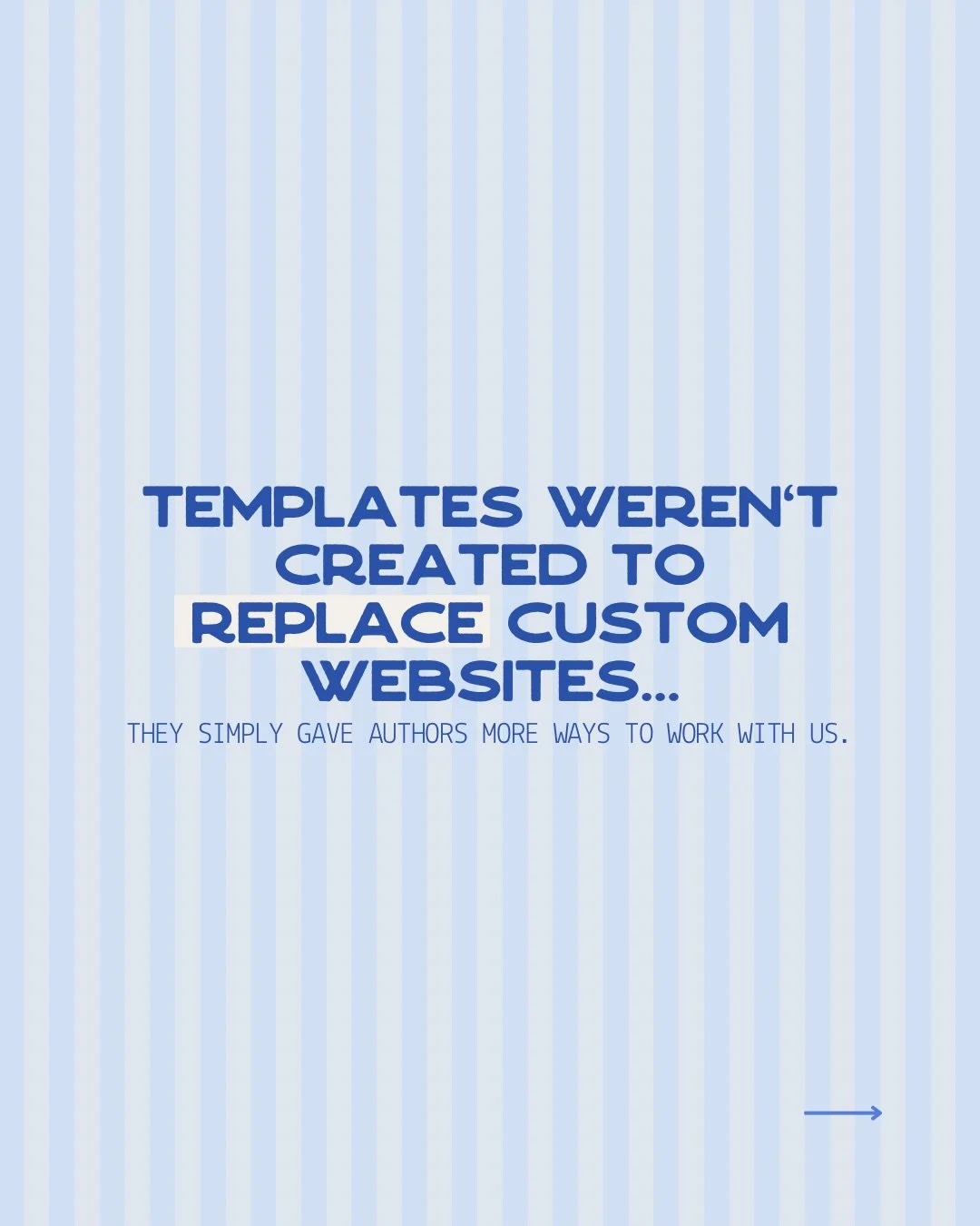 Templates have been a big focus lately, and that&rsquo;s intentional.

They&rsquo;re meant to make high-quality author websites more accessible without losing strategy or design.

But they&rsquo;re only one part of what we offer.

We&rsquo;re still d