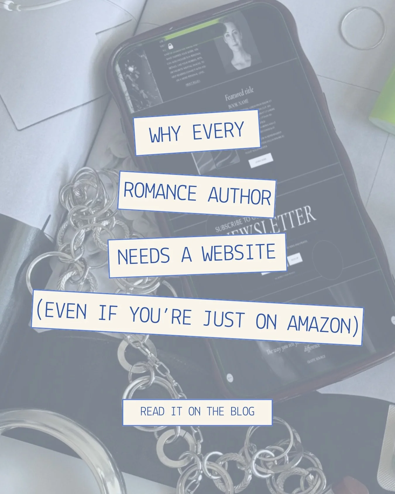 Romance readers don&rsquo;t just buy books&hellip;they follow authors.

Your website is where readers understand your series, explore your backlist, and stay connected long after they finish the last page. Amazon sells the book. Your website builds t