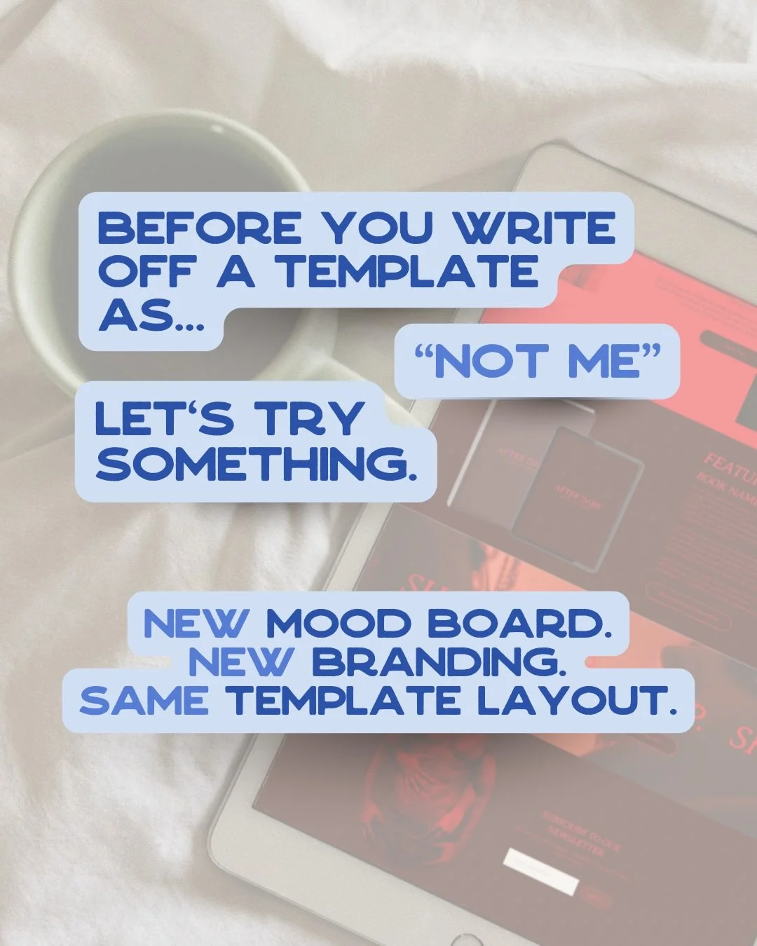 Ever worry that choosing a template means your site will look like everyone else&rsquo;s? The best thing about Billie Grace Studio Templates? They are completely customizable! Change color, fonts, photos, and you get a completely new look. 

Shop Squ