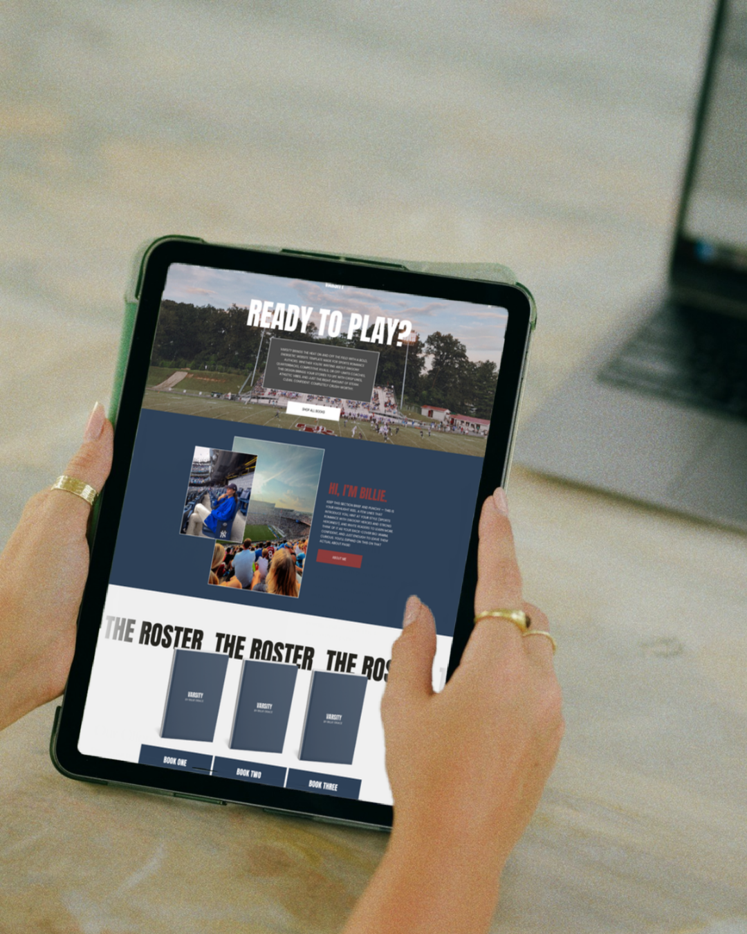 varsity template on ipad
