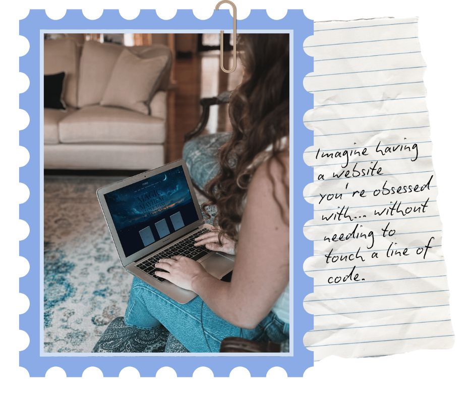 fable template on laptop