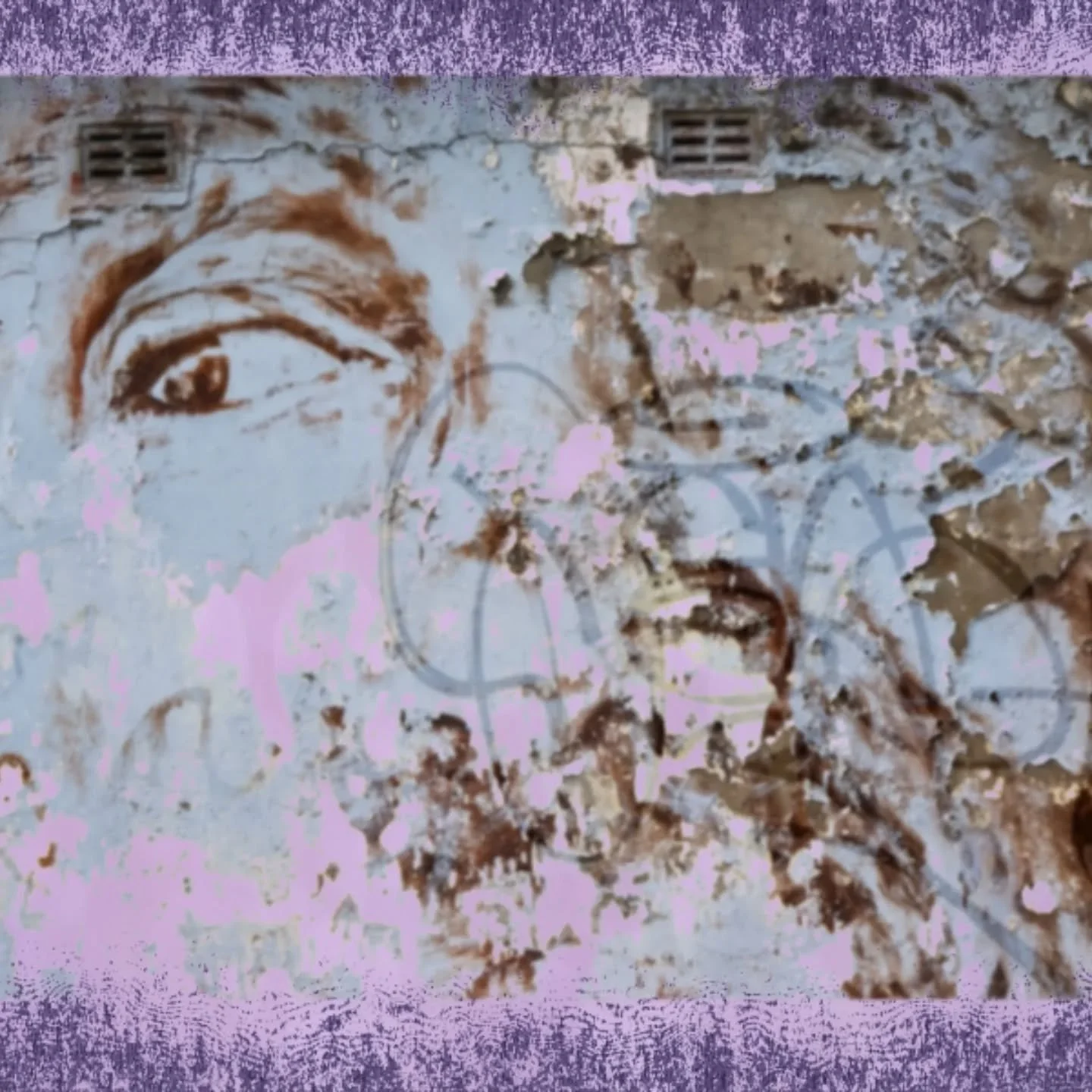 ​This is "The Visible Language"&mdash;a portrait of rupture, of presence in absence.

​Framed in purple, in solidarity with @womenforchange.sa, and in witness to the crisis we carry.

​I am Grace Remondo, author of The Rebuilt Horizon. This