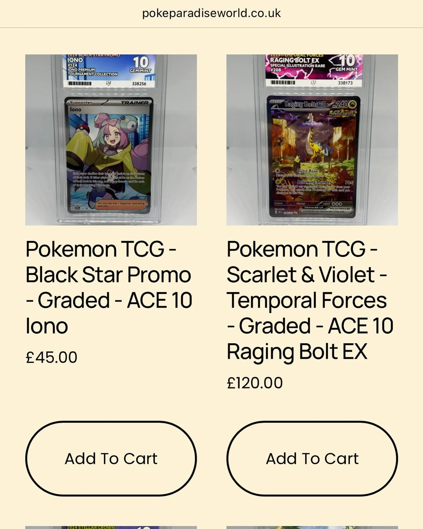 New Slabs now live on the Website! Head over to www.pokeparadiseworld.co.uk Dont forget to subscribe for future stock and releases. 😁