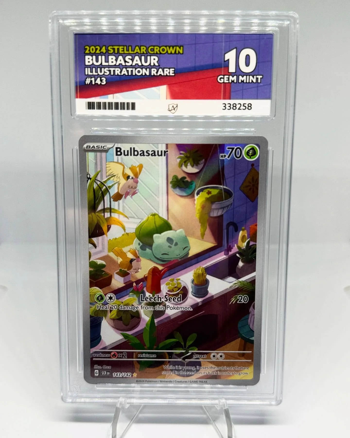 Bulbasaur always been one of my favourite so a lot of love for the card! 💚🟢

What your favourite Pokemon?
