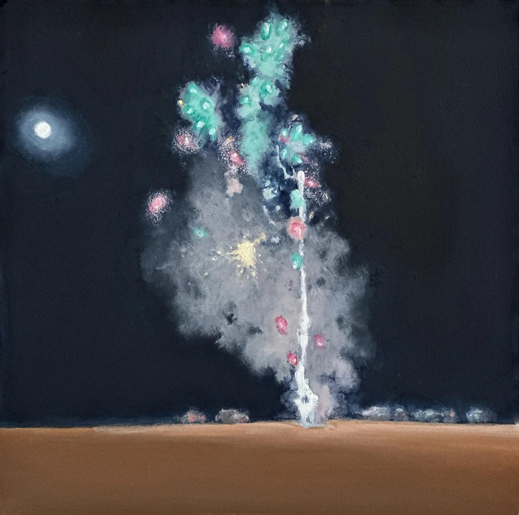 Lunar Conjuntion 2, 5x5 inches