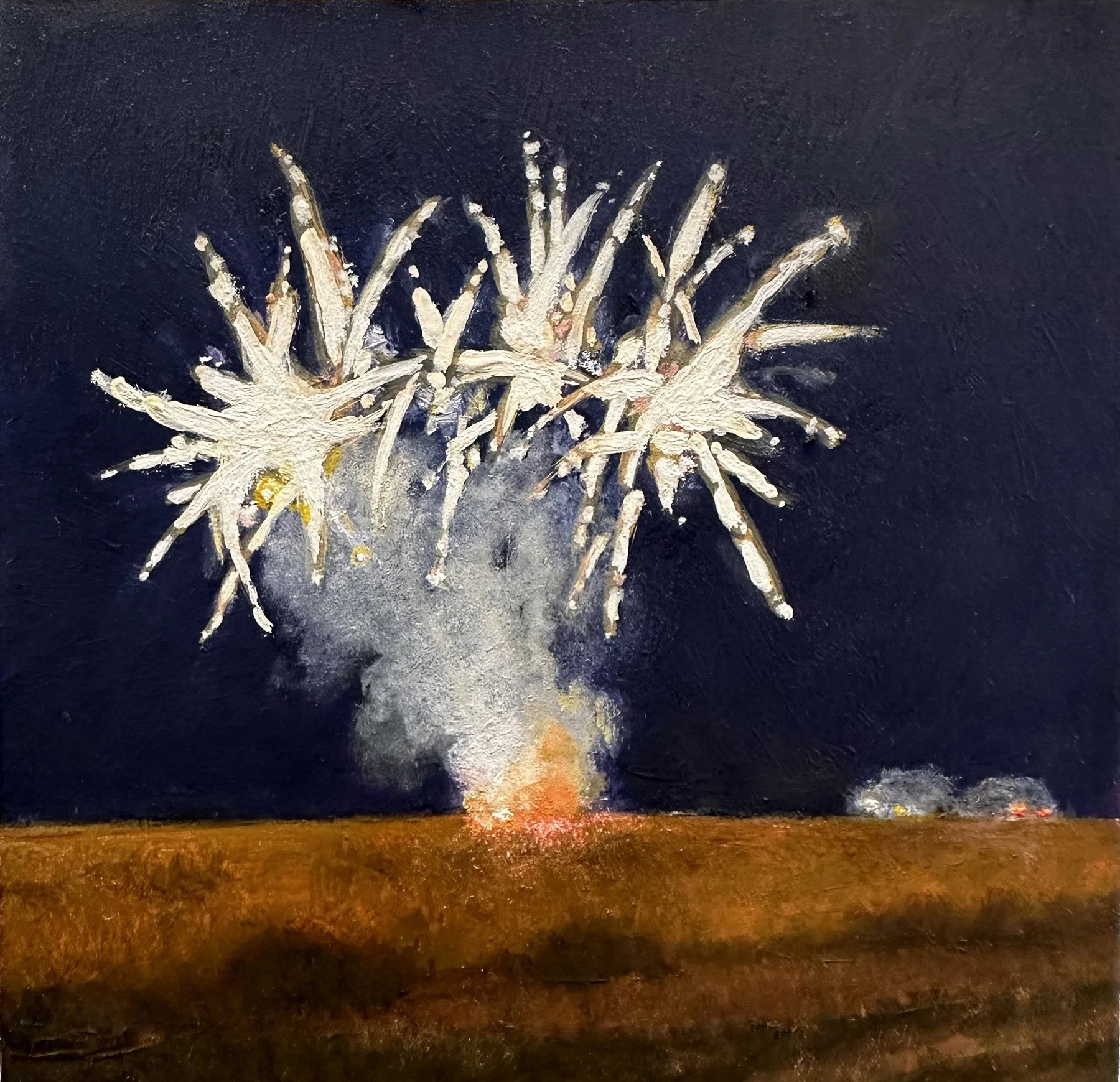 Starburst 3, 4x4 inches