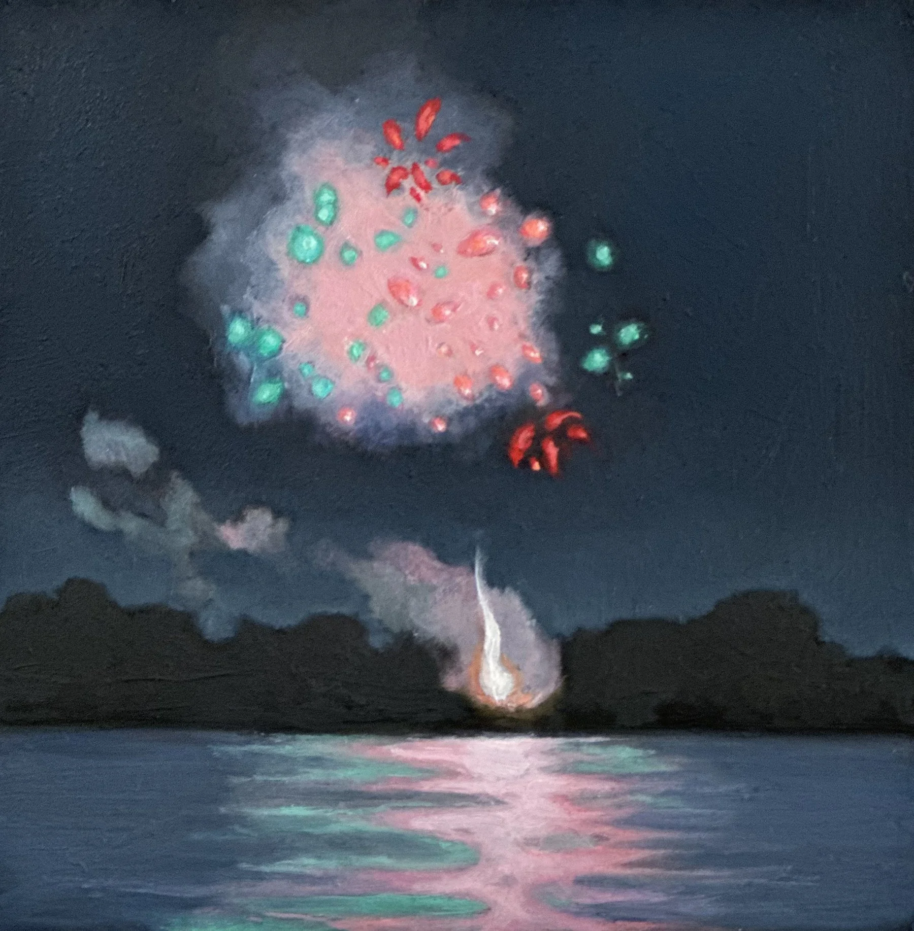 Nebula, 4x4 inches