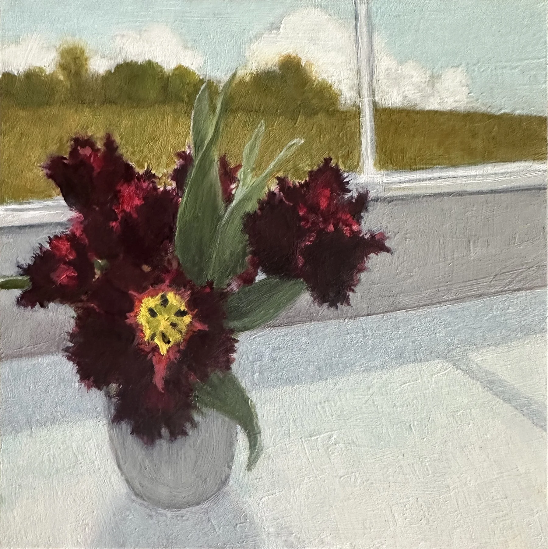 Tulip Posy, 4x4 inches