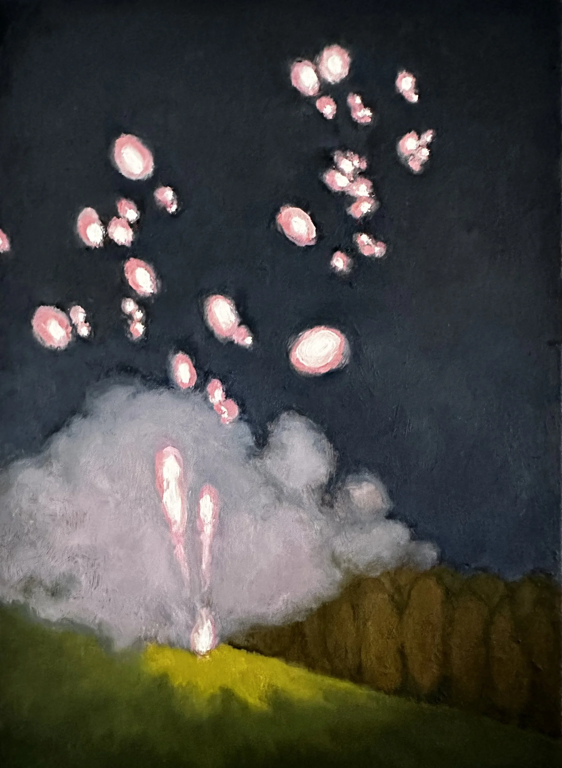 MeteorShower, 6x4 inches