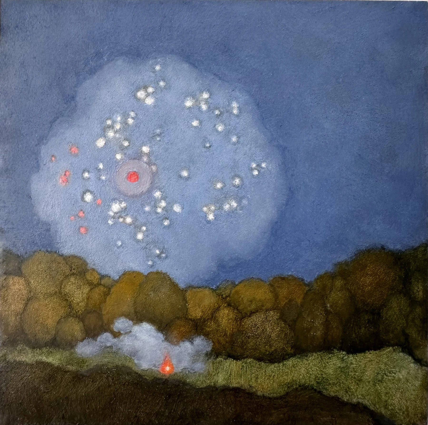 The Red Planet, 4x4 inches