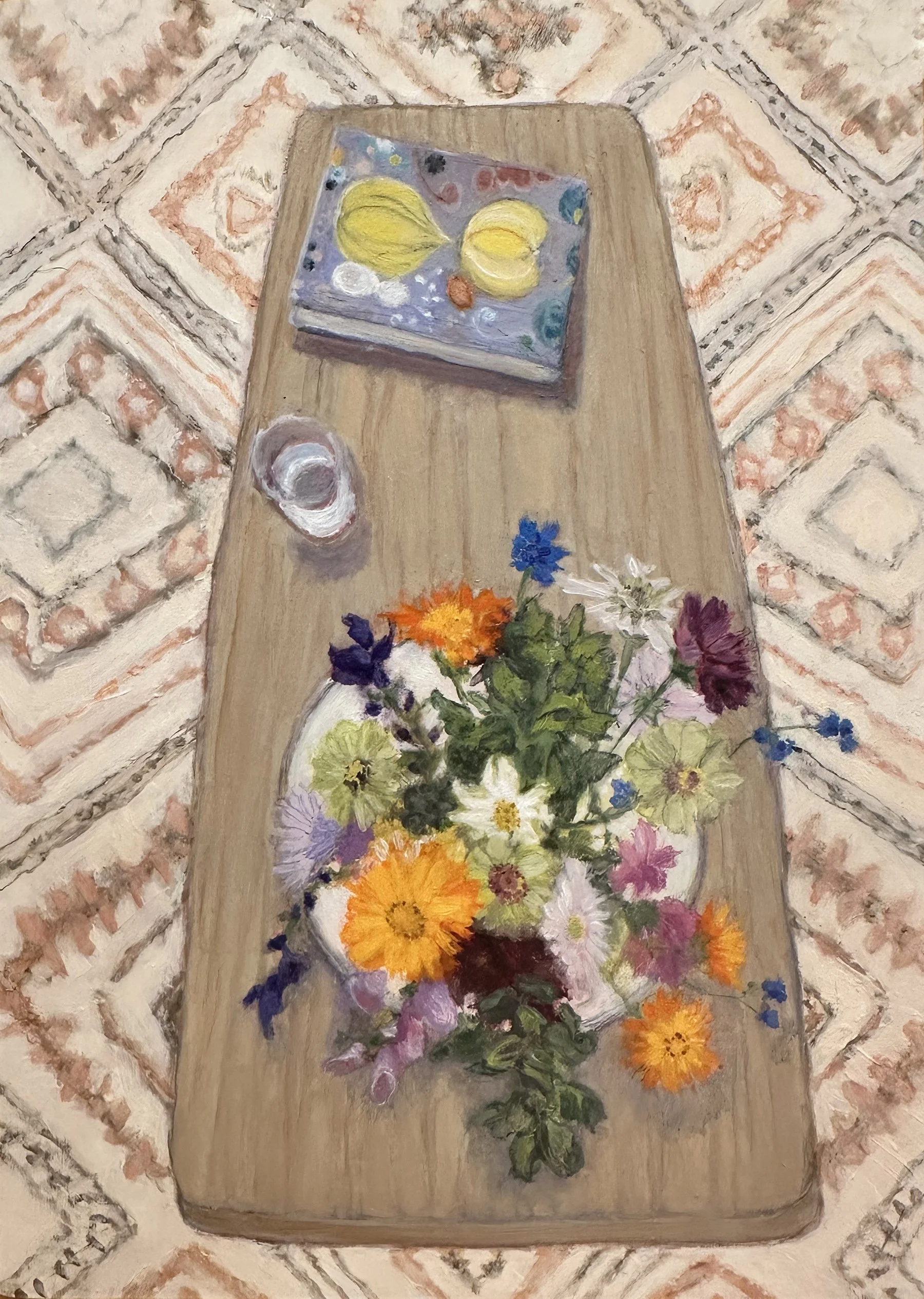 Flowers For Hilma, 5x5 inches