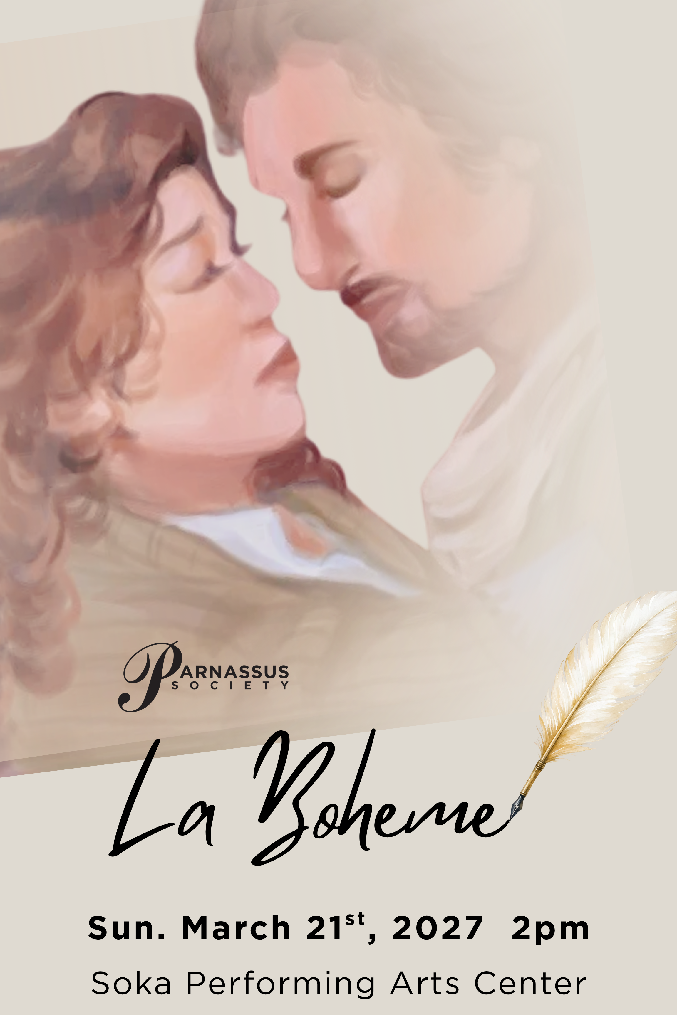 La Boheme presented by Parnassus Society at Soka Performing Arts Center