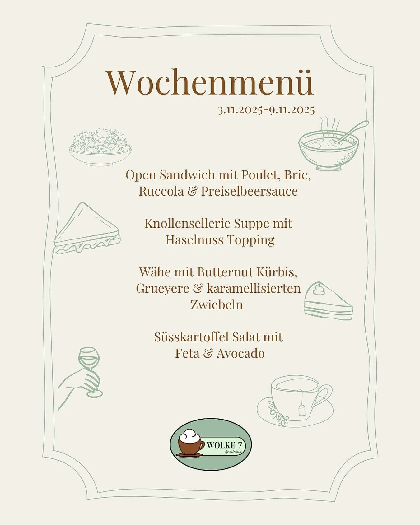 Unser neues Wochenmen&uuml;🤎🎃