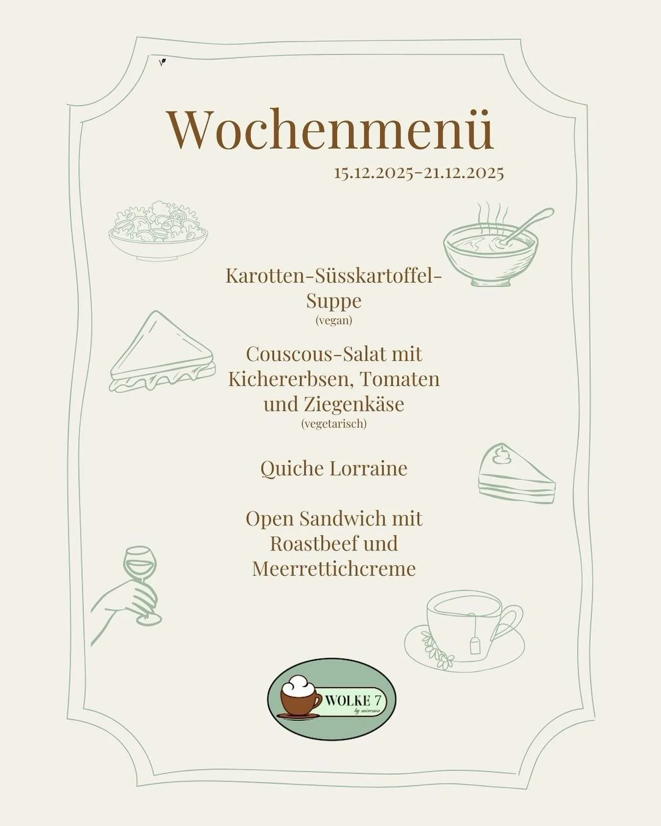 Neues Wochenmen&uuml;🌟🎄✨