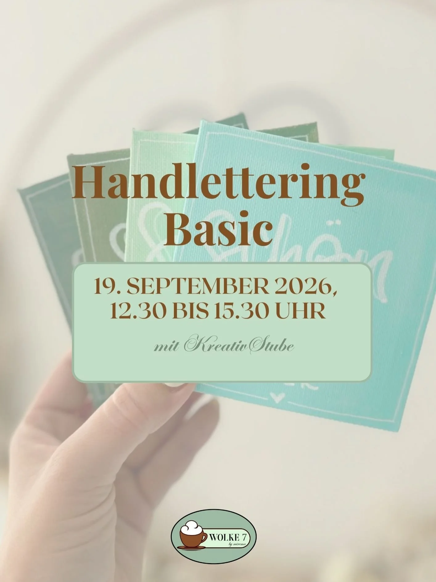 Du wolltest schon immer sch&ouml;nes Handlettering lernen? ✍🏻&hearts;️

Dann ist dieser Workshop genau das Richtige f&uuml;r dich! 🤍 Gemeinsam mit @kreativstube.ch tauchst du von Grund auf in die Welt des Handletterings ein, lernst drei Grundtechni