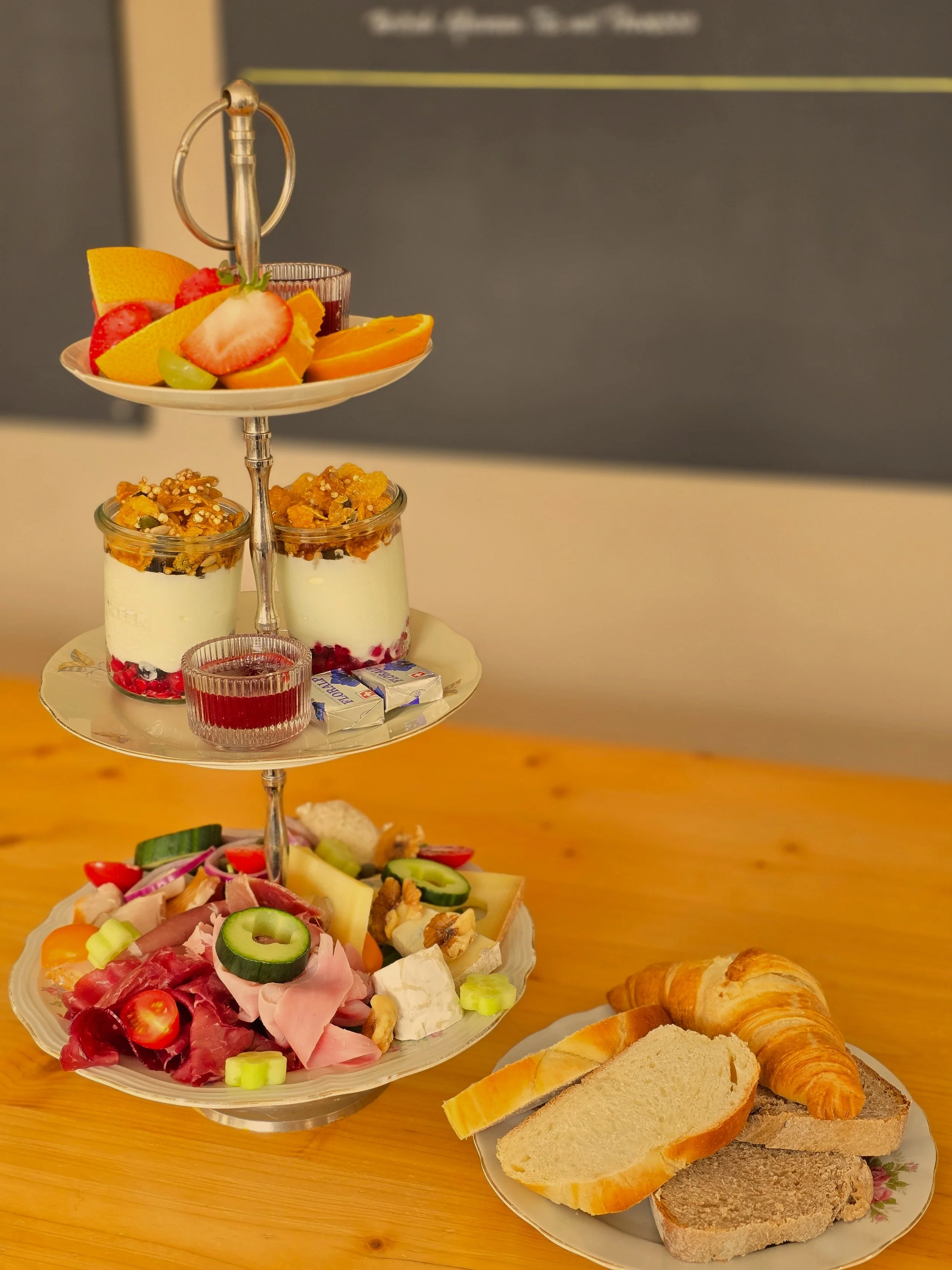 Unsere Etagere zum Geniessen