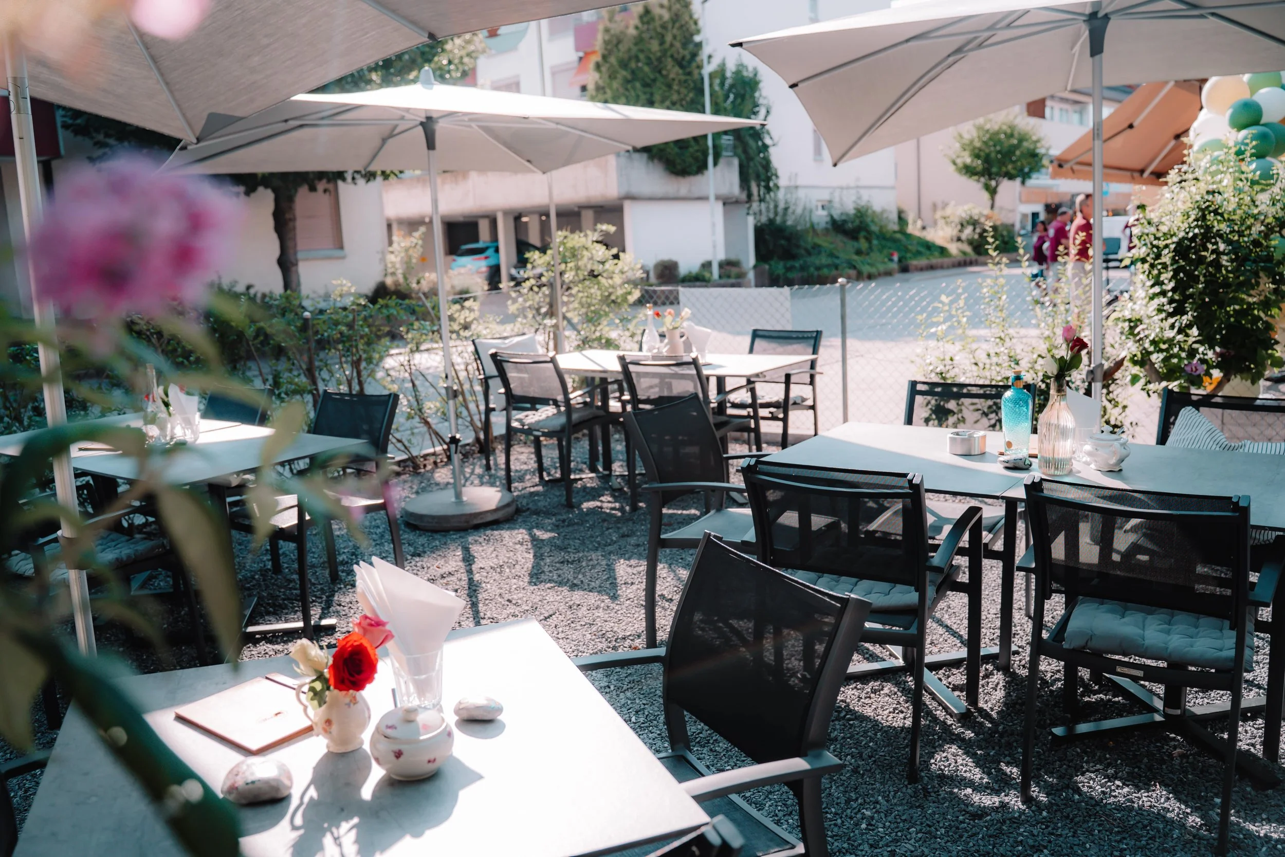 Im Sommer auf der Terrasse geniessen