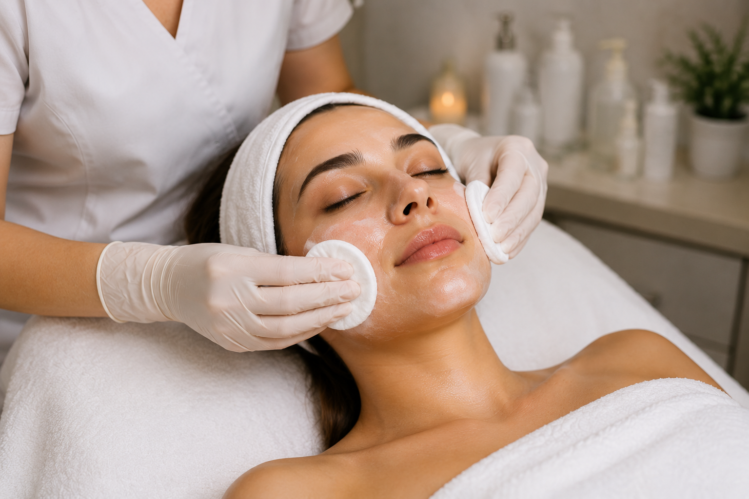 Facials and Hydrafacials
