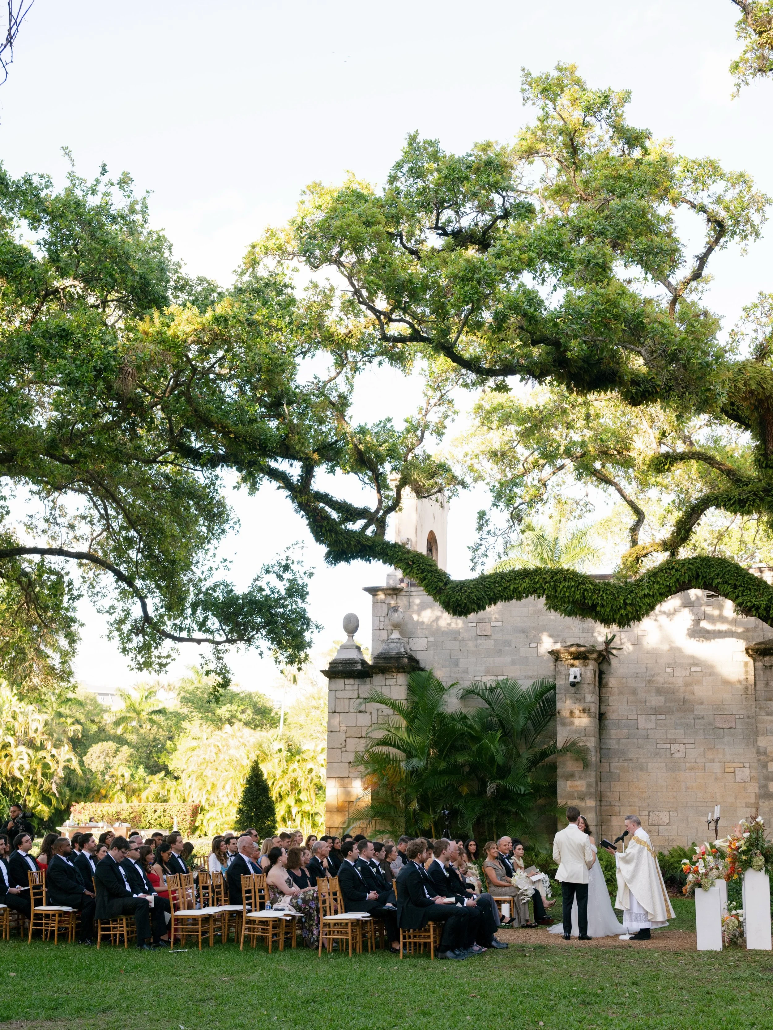 A romantic garden destination love story unfolding in Miami.

&mdash; Natalia &amp; Kevin at The Ancient Spanish Monastery

Wedding Planner &amp; Designer: @zeirybydesign 
Venue: @spanishmonastery 
Photographer: @diegomoralesphoto 
Videographer: @jes
