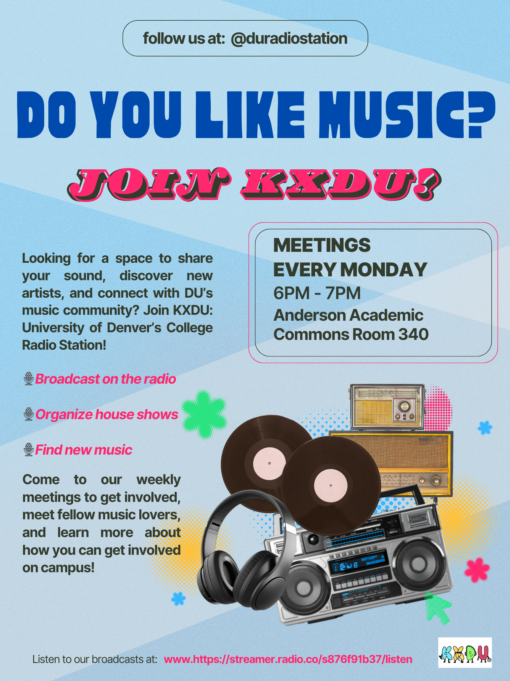 KXDU Recruitment Poster |
Canva |
2025