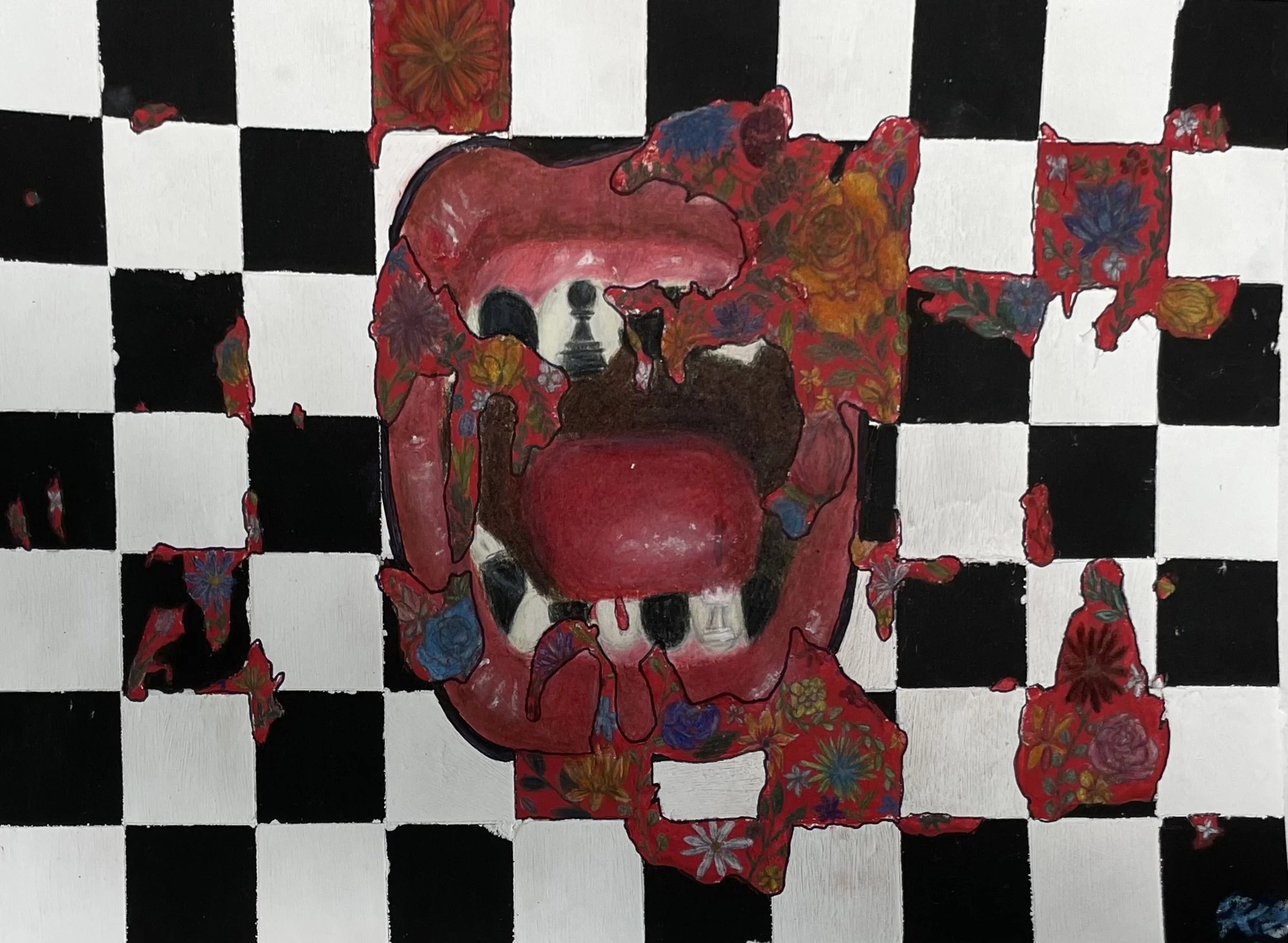 Renaissance |
Colored Pencil and Acrylic on Paper |
2023