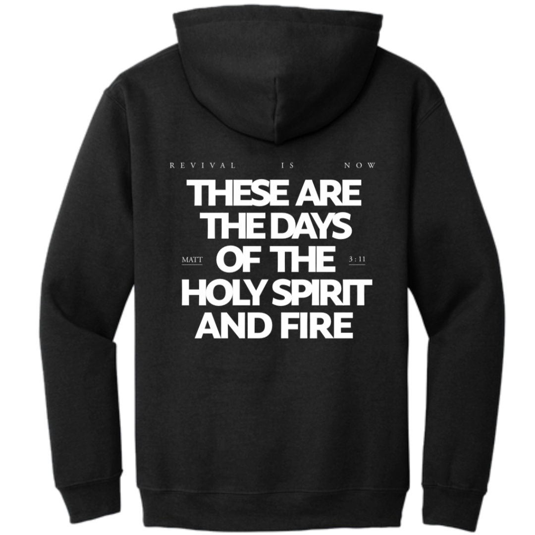 BLACK Hoodie - 'Holy Spirit And Fire'