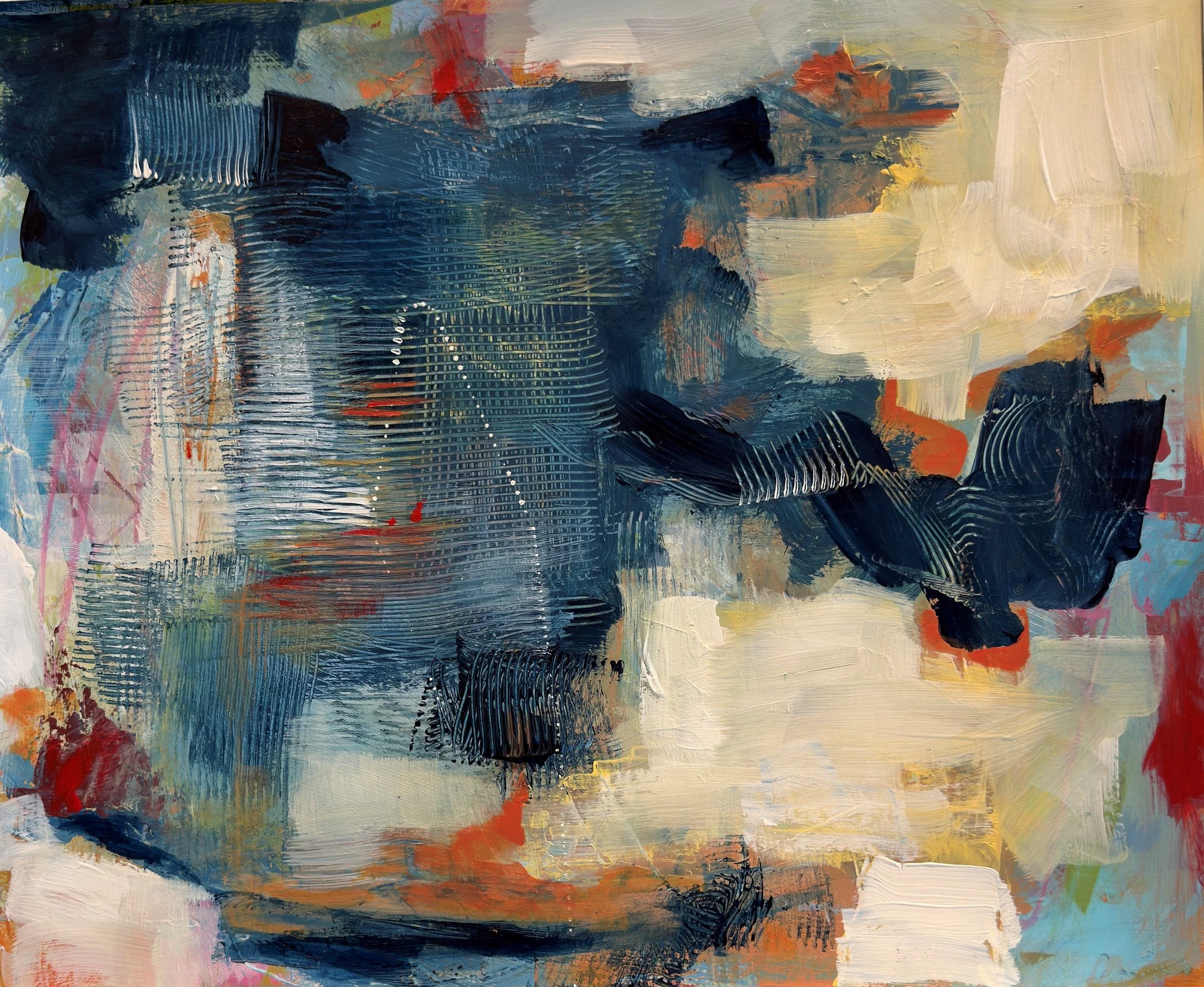 "Emerging", Acrylic, 14" x 17"