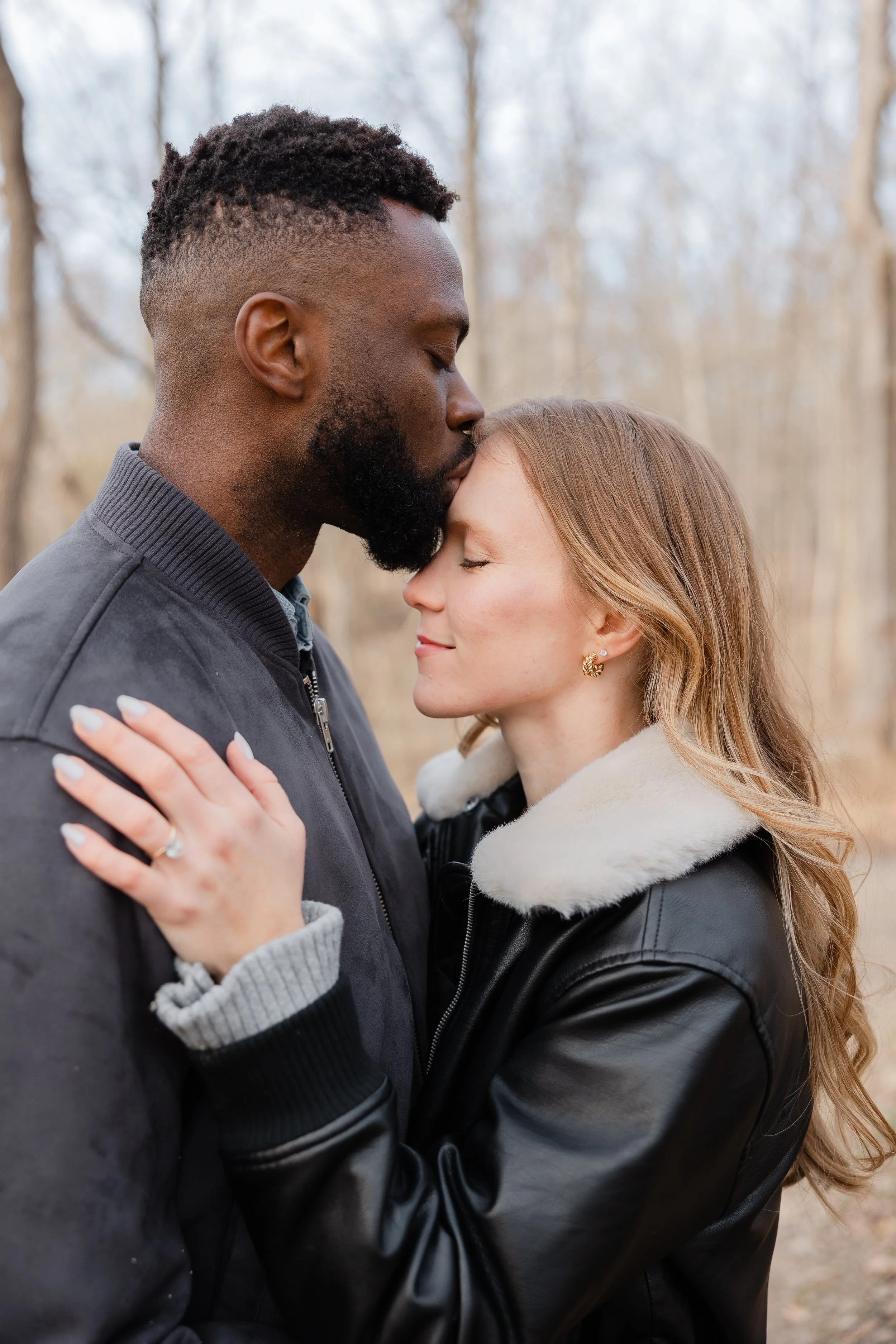 Romantic &amp; Joyful Cincinnati Nature Center Engagement Session — Beka and Chuka