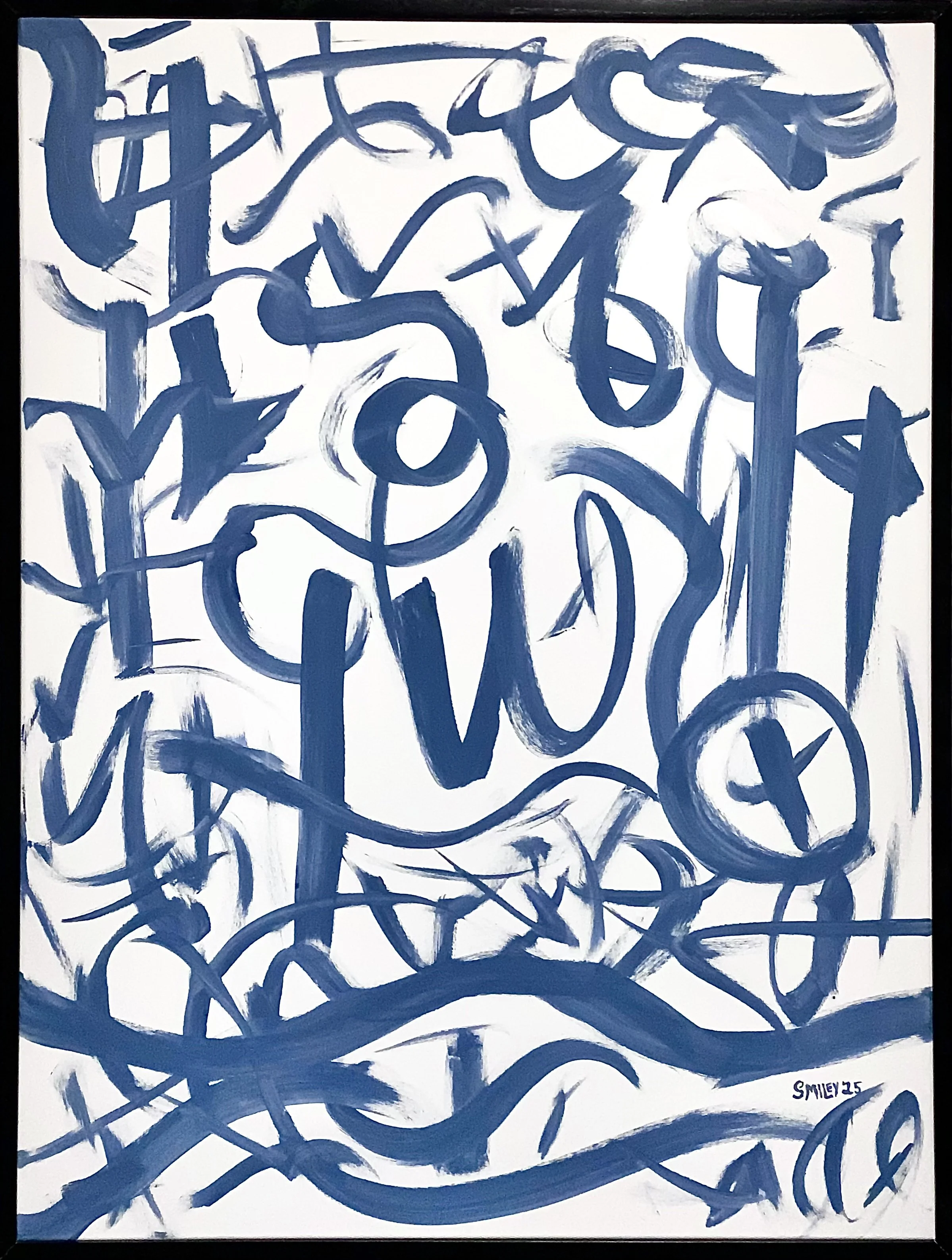 Character Formation / 2025 / acrylic on watercolor canvas / 30 x 40 inches