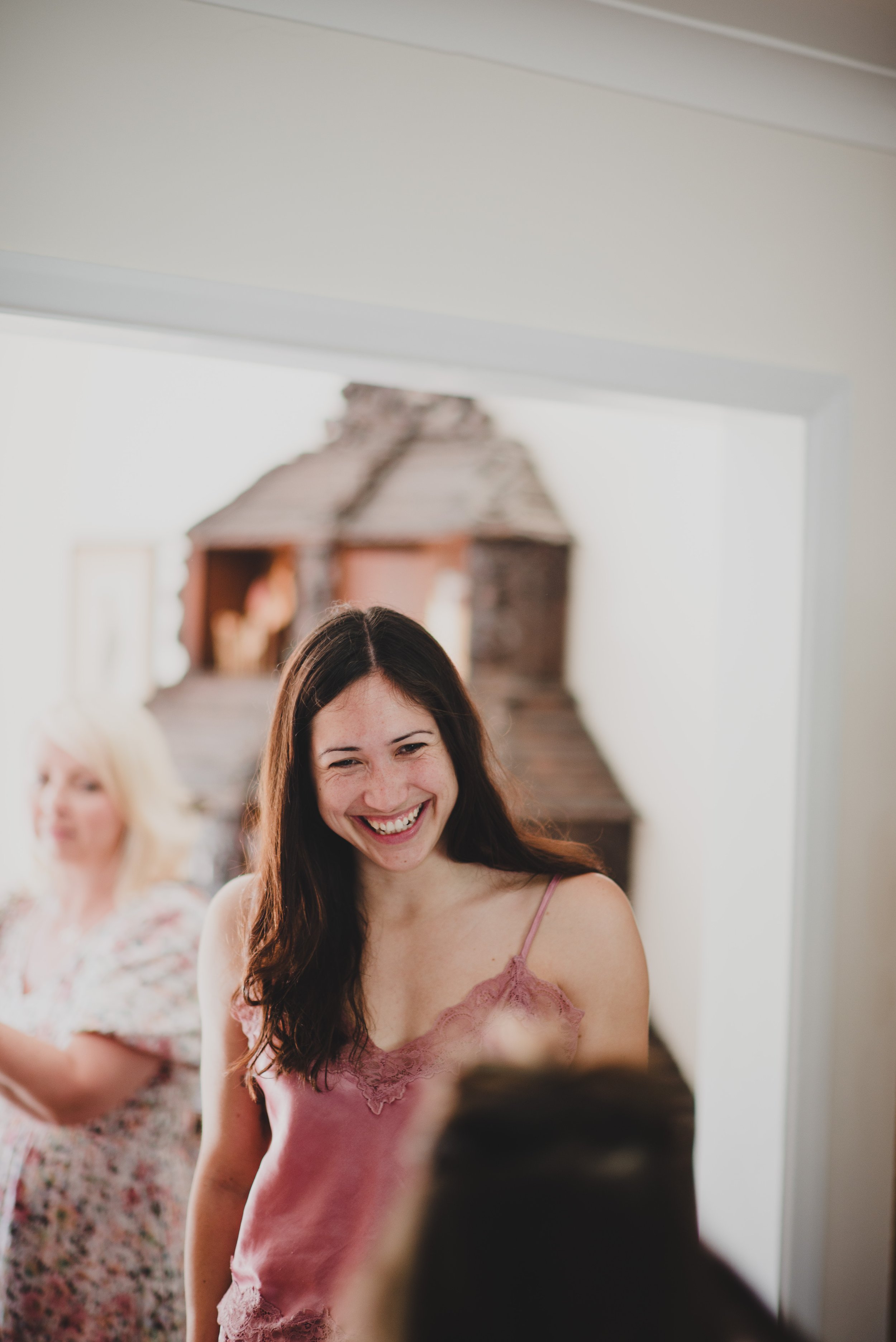 The bridesmaid that brings the smiles