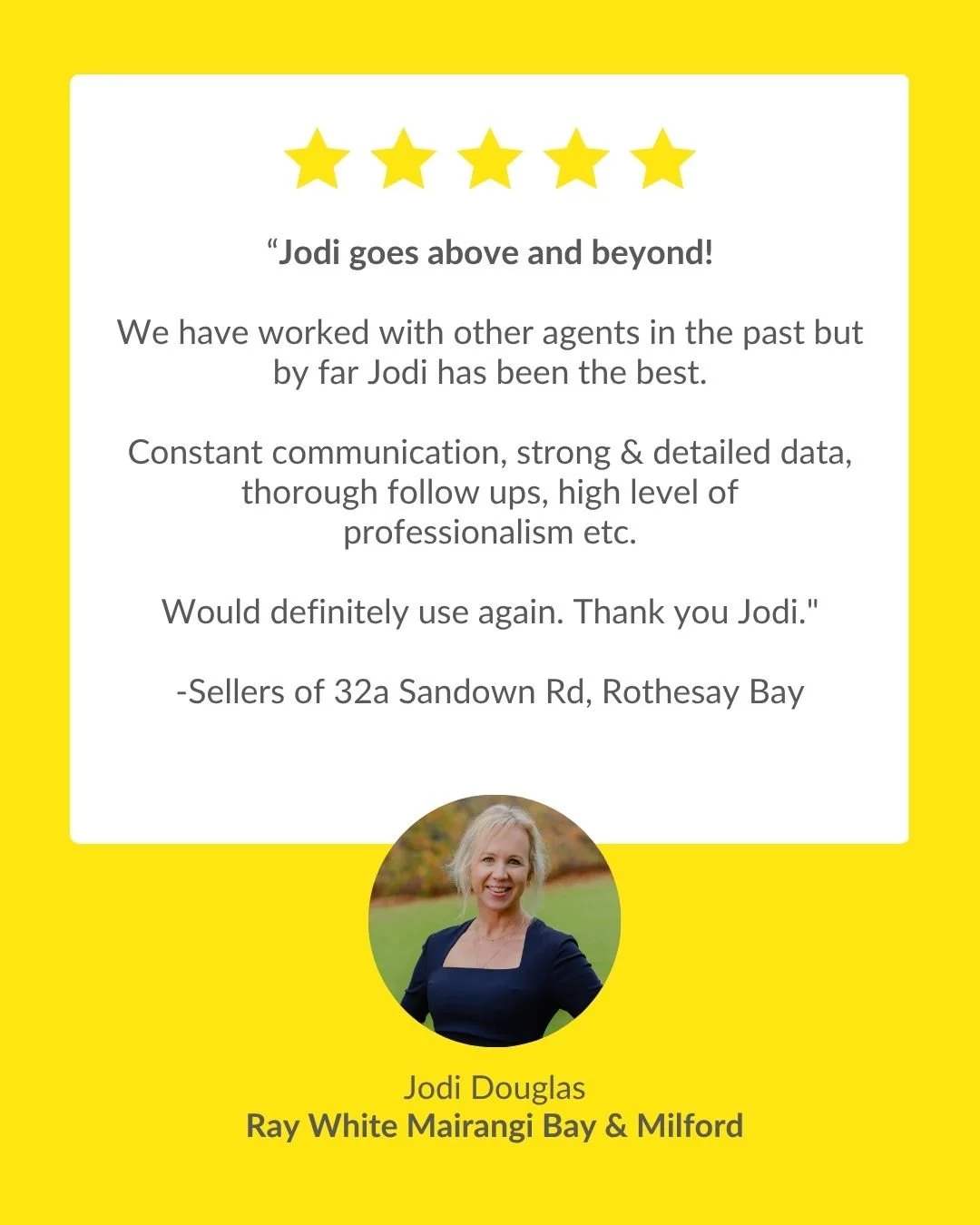 Honoured to guide these clients through a successful sale &mdash; thank you for the opportunity!

#Sold #RayWhiteCRGroup #RayWhiteMairangiBay
#RayWhiteMilford #JodiDouglas #RayWhite #RothesayBay #NorthShoreRealEstate #licensedreaa2008