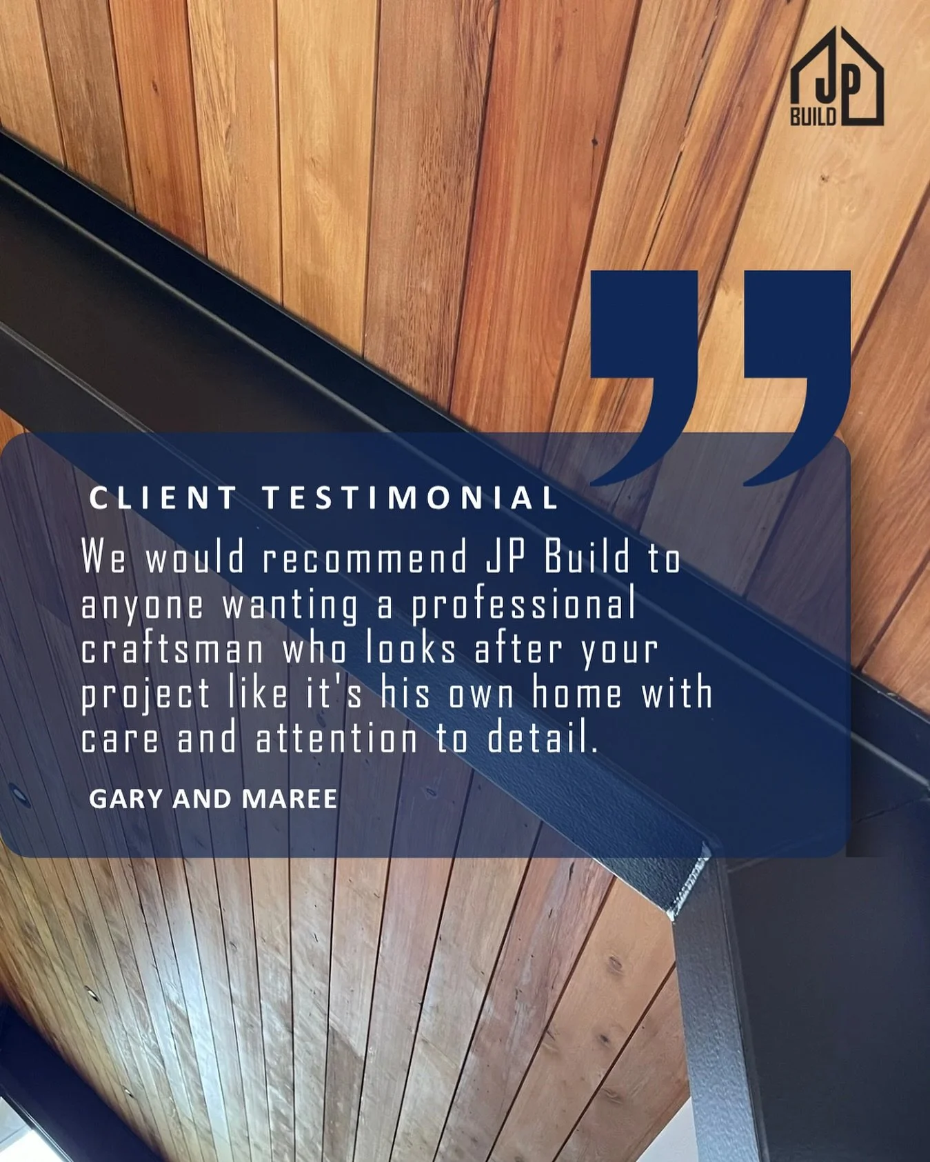 That&rsquo;s what we&rsquo;re all about at JP Build, treating every home like it&rsquo;s our own. From thoughtful planning to the final finish, we&rsquo;re committed to genuine care throughout the entire build. 
#JPBuild #ClientTestimonial #NZBuilder