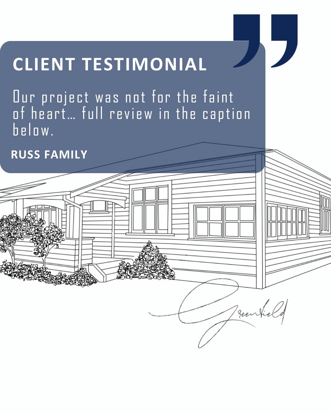 &ldquo;Our project was not for the faint of heart, but JP Build took it on with skill and professionalism. There was great communication up front, frequent updates, and flexibility. We were really impressed with the quality of work, and grateful to J
