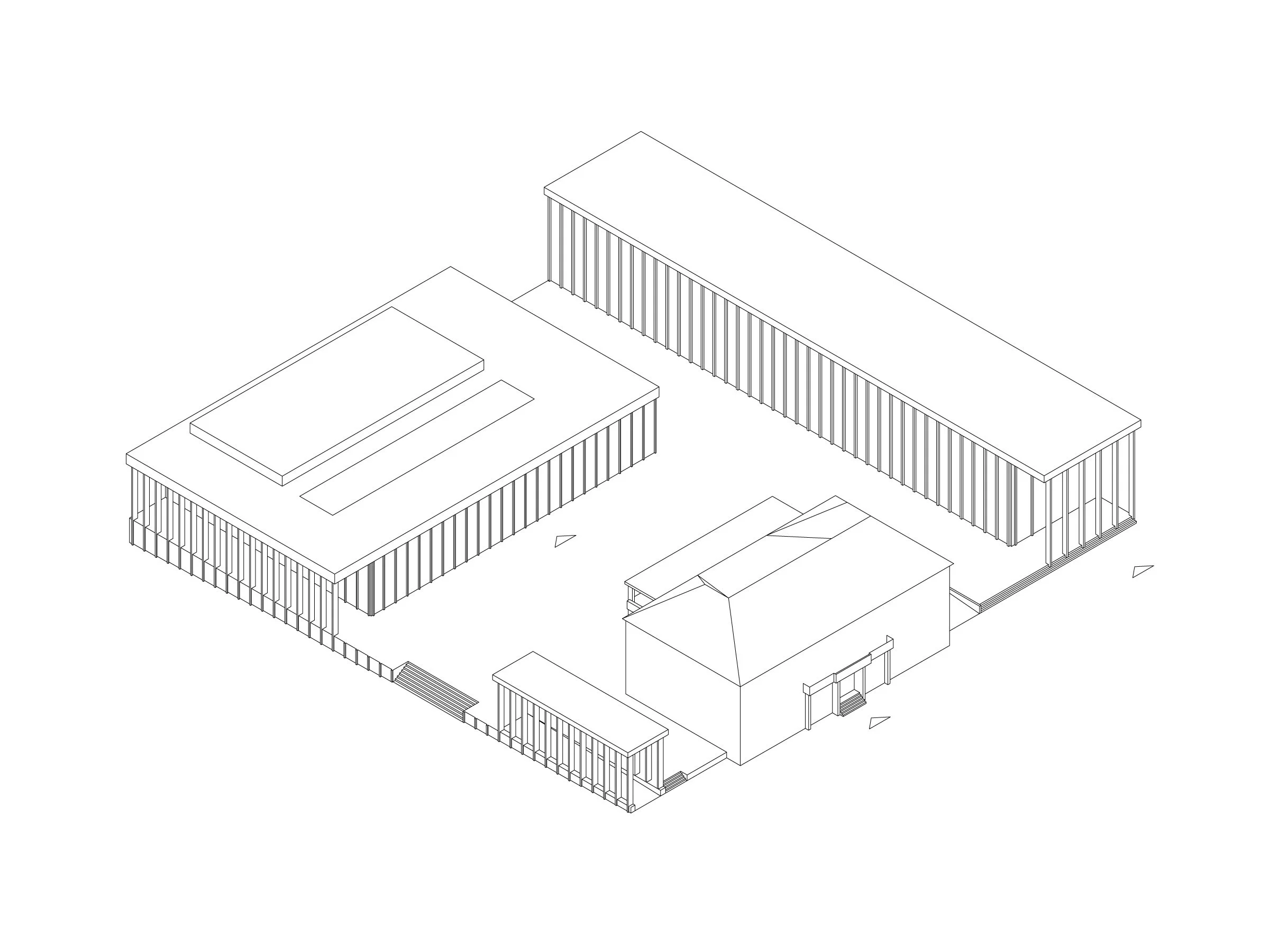 Entwurf für die Neue Mitte in Bad Vilbel, nahe Frankfurt am Kurhaus. funktional, nachhaltig und architektonisch hochwertig