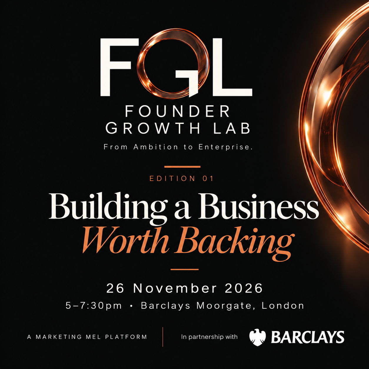 Founder Growth Lab: Building a Business Worth Backing
