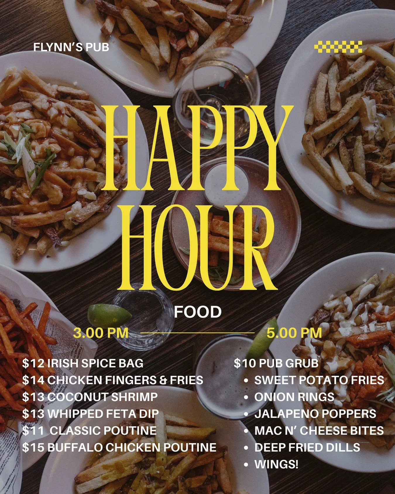 New Happy Hour Menu!