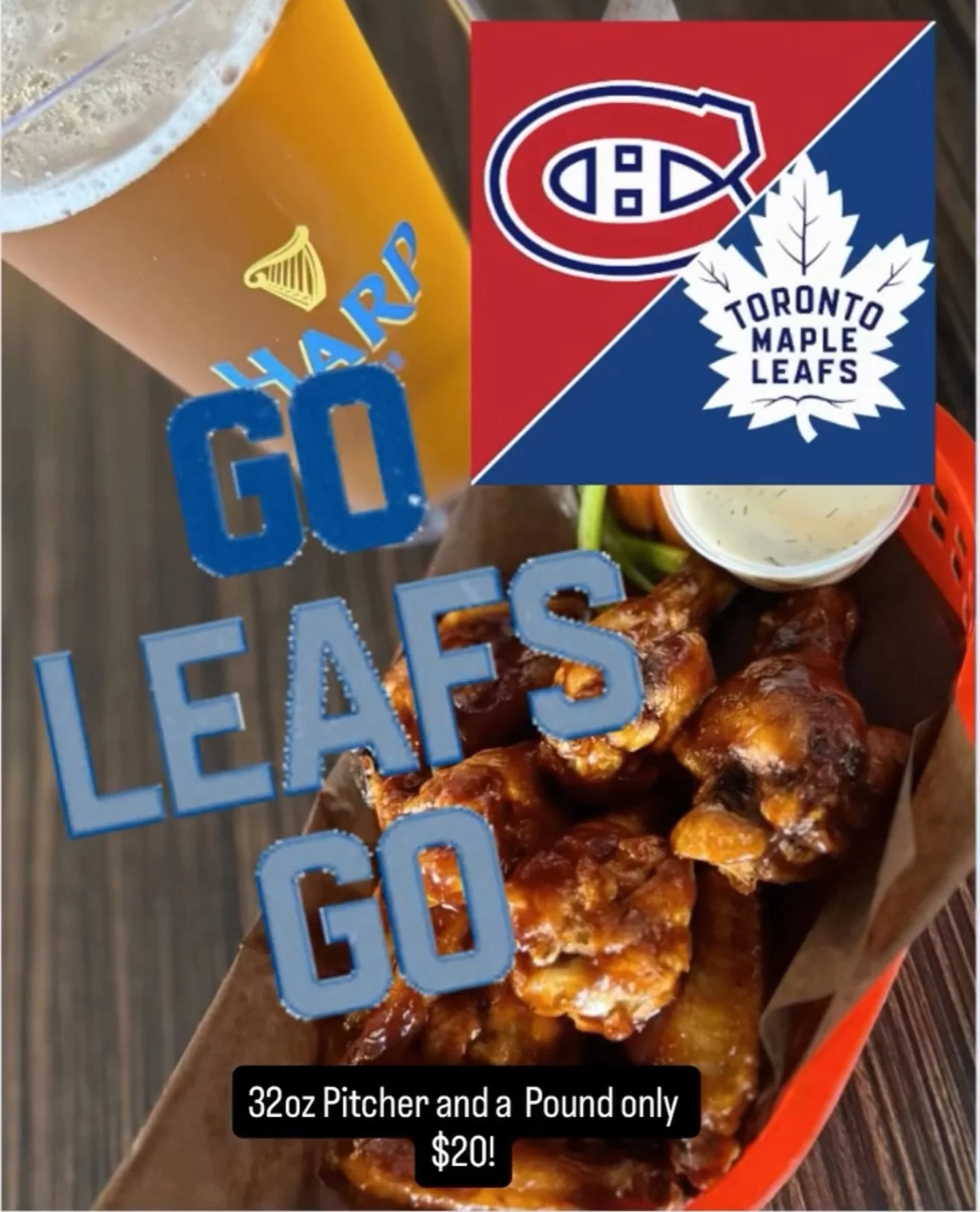 Go Leafs Go! Watch the game live @flynnspublichouse #hockey #sgbchamber
