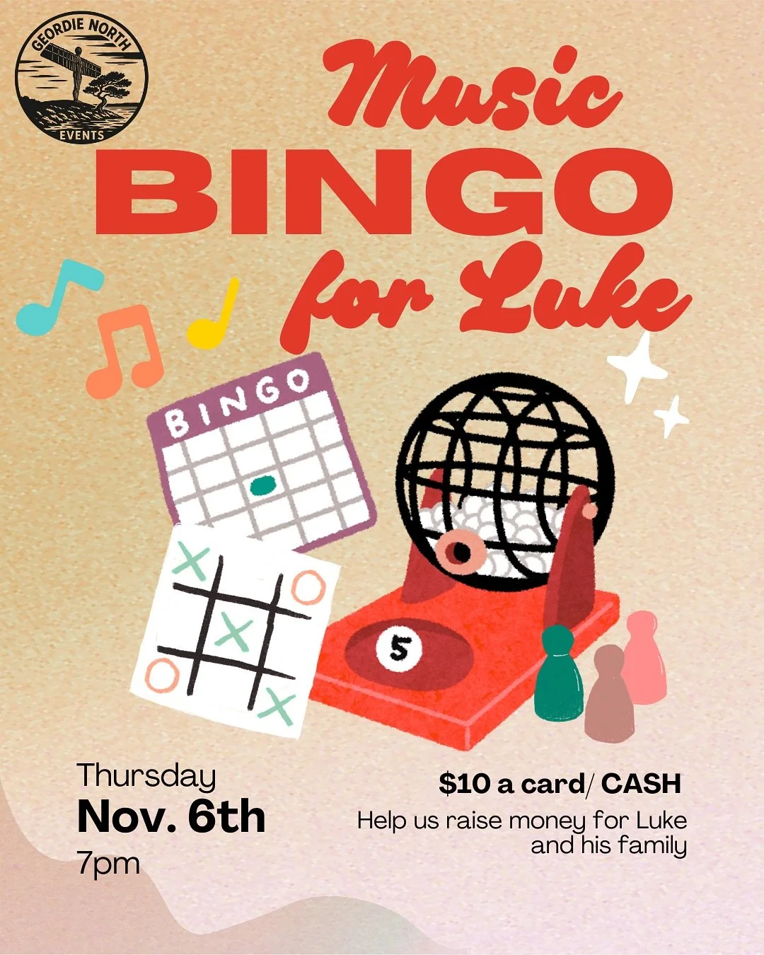 π Fundraiser for Luke π
Join us at Flynn’s Public House on Thursday, November 6th from 7–10 PM for a special night of Music Bingo in support of Luke.
Earlier this year, Luke suffered a life-altering accident. As he continues to show i