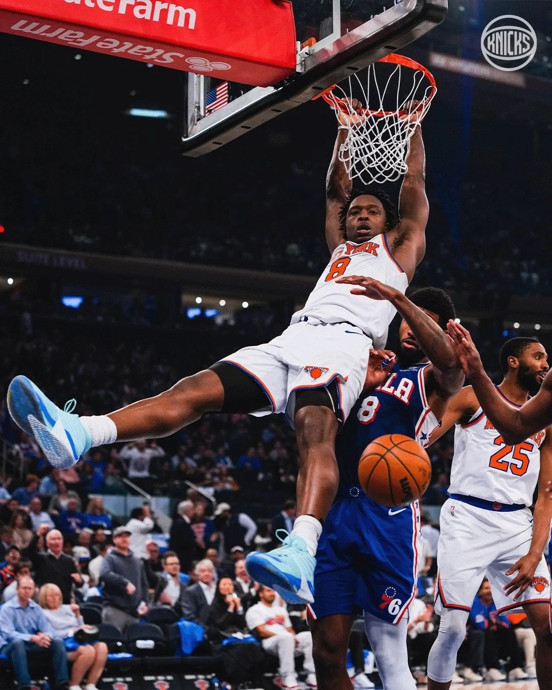Game Recap: 2026 NBA Playoffs Round 2, Game 1 – NYK vs. PHI; W; PHI: 98, NYK: 137
