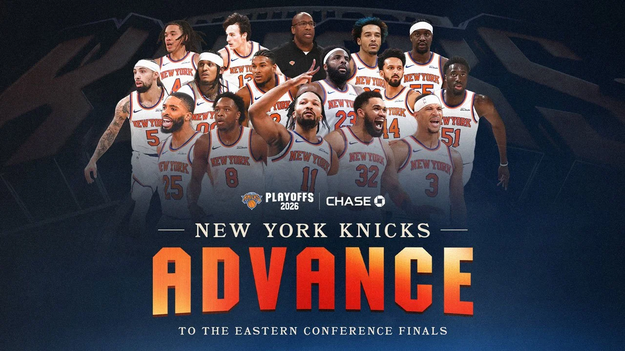 Game Recap: 2026 NBA Playoffs Round 2, Game 4 – NYK at PHI; W; NYK: 144, PHI: 114