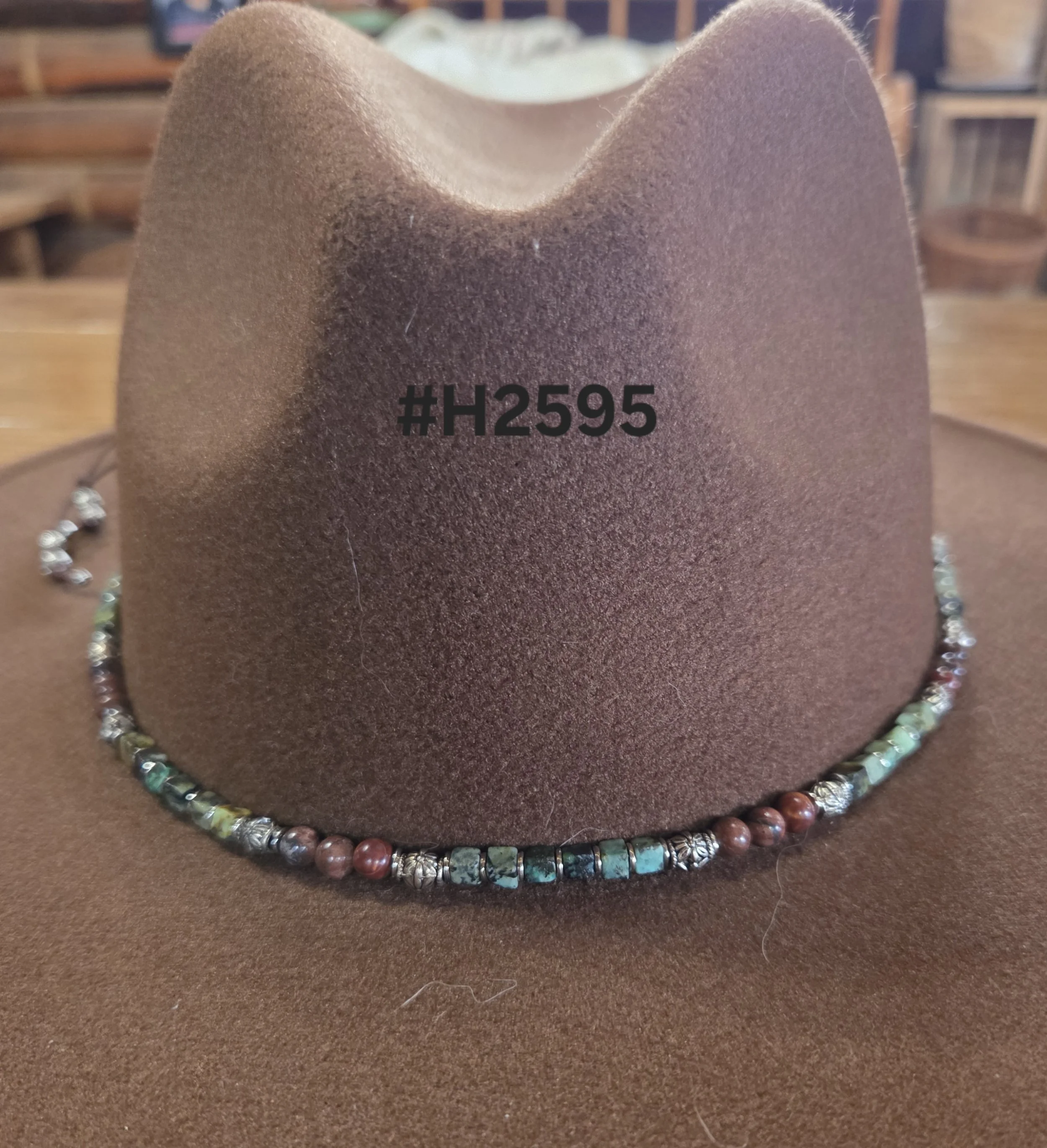 Hatband - African Turquoise Jasper and Brecciated Jasper