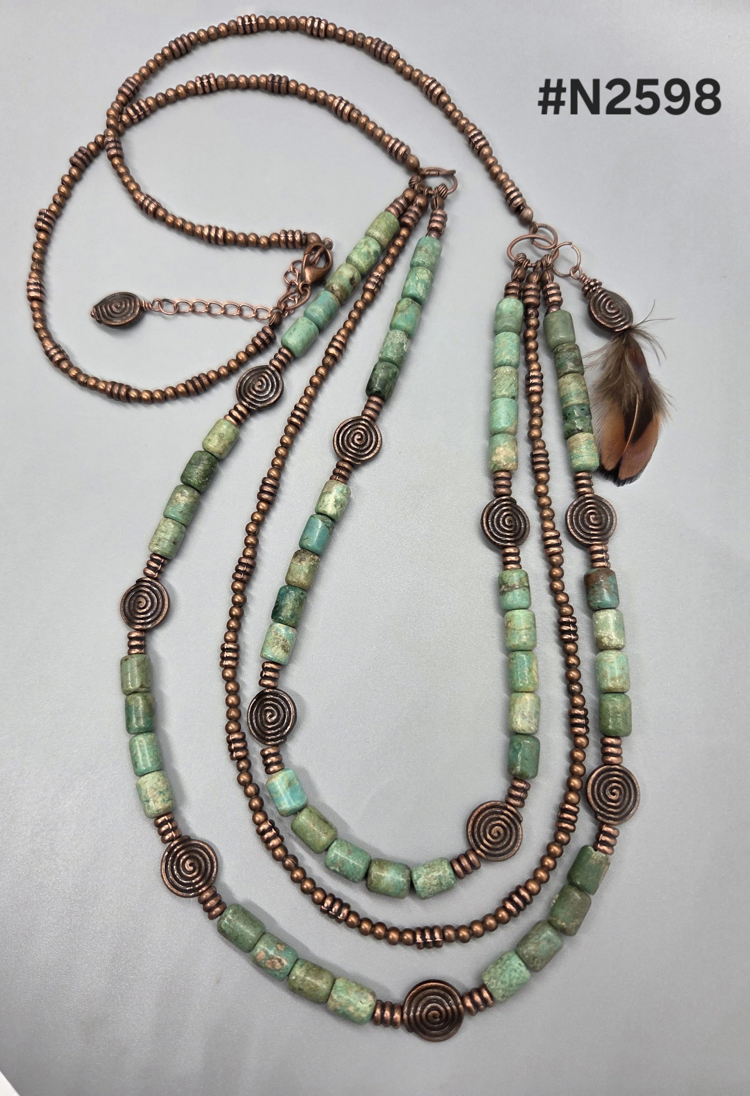 Hatband - Magnesite and Wood